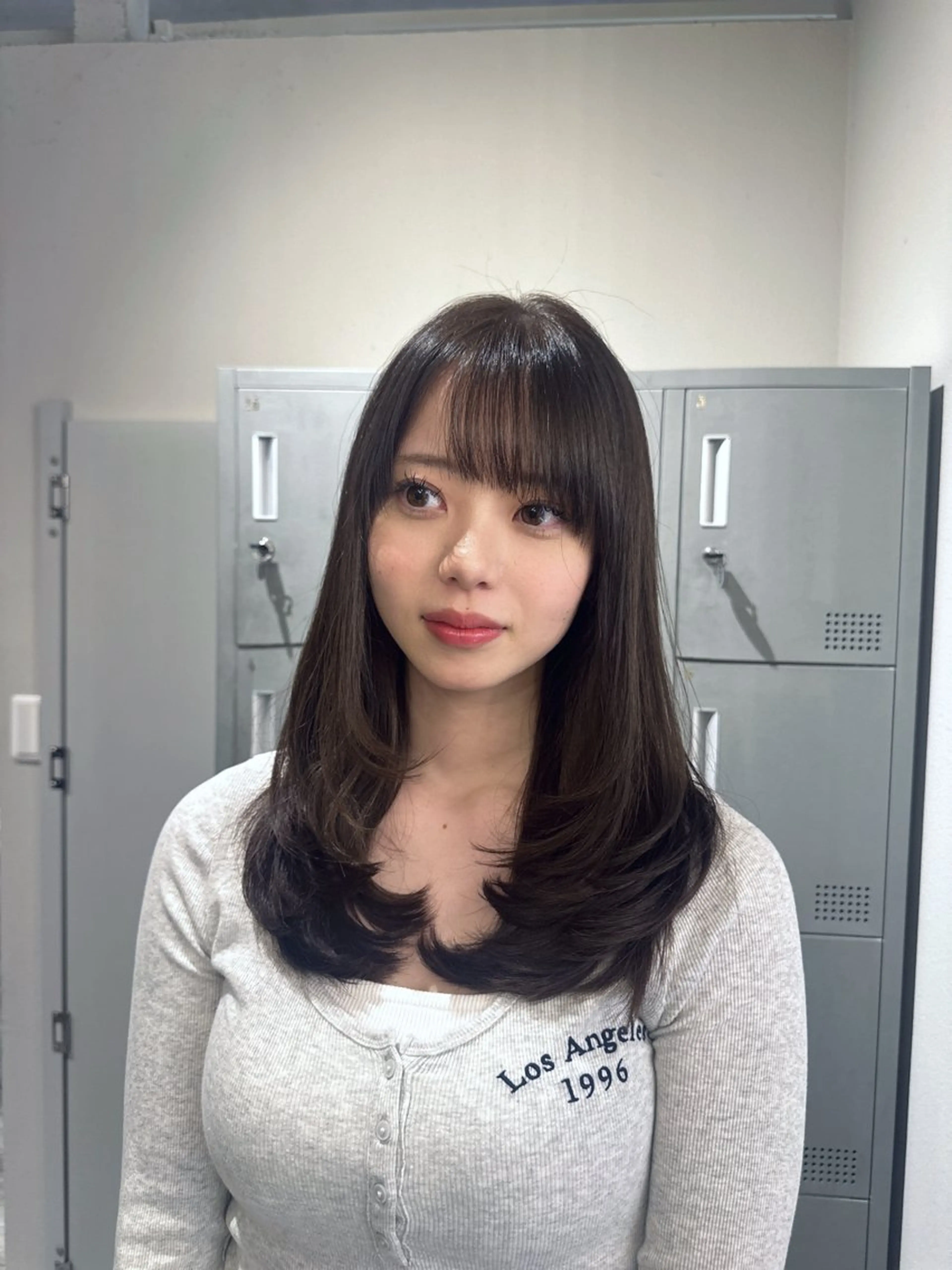 セミロング 透明感カラー/レイ ヤーカット/KaHoのヘアスタイル