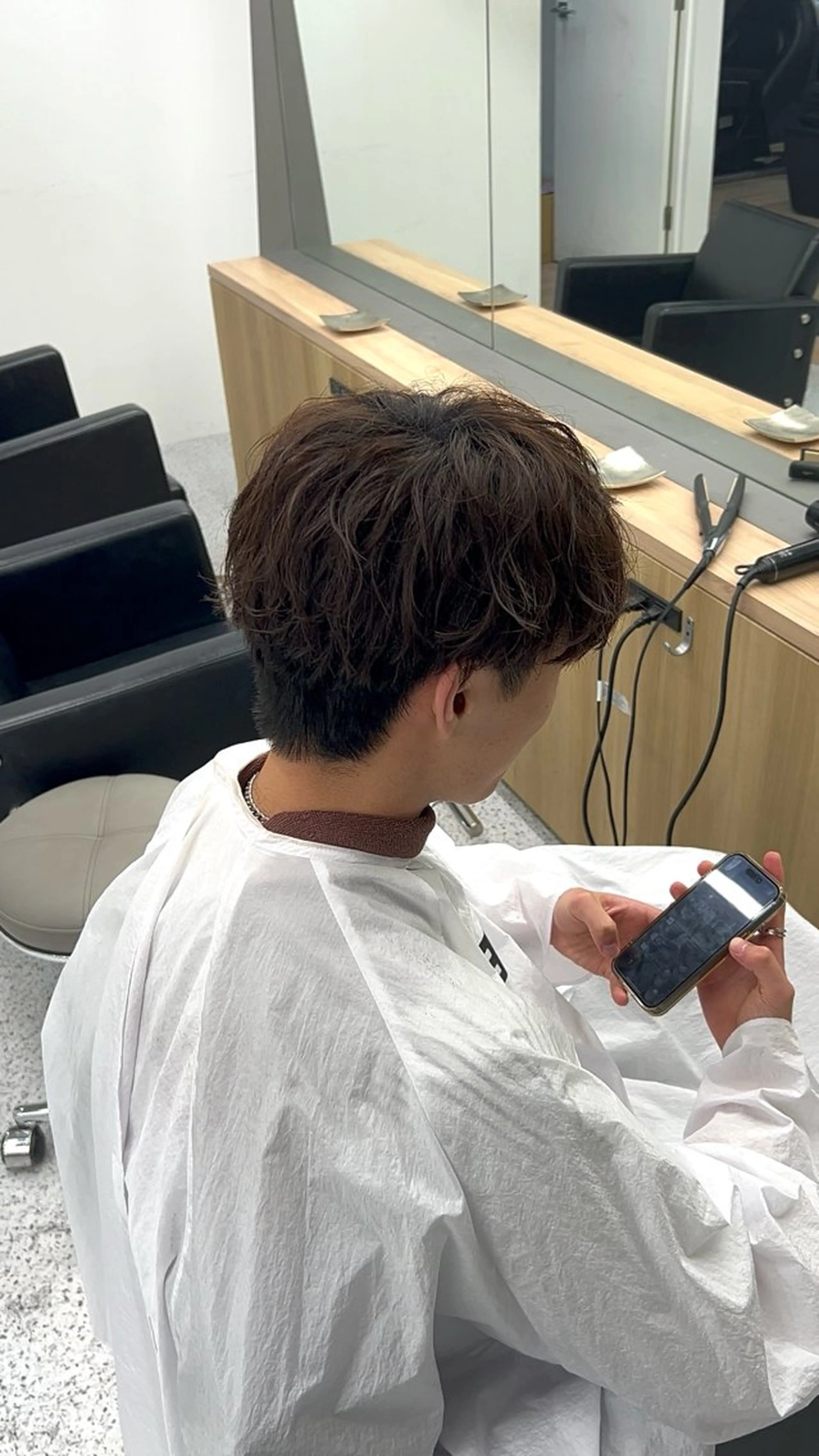 メンズ メンズパーマ PELE所属・カットモデル無料 レイヤー、ボブ森龍哉のヘアスタイル