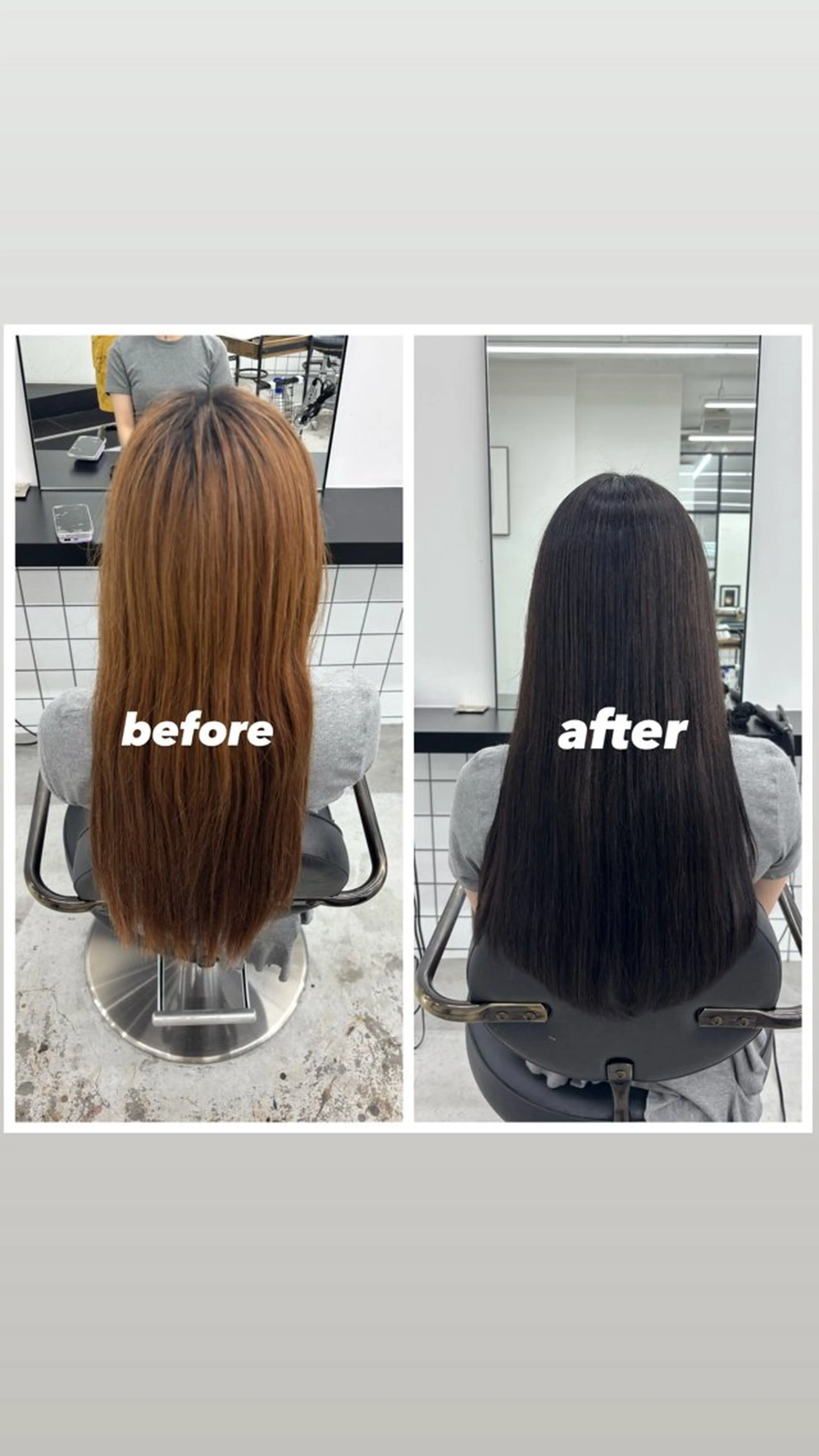 ロング カラー ダークグレー ダークグレージュ グレージュ ヘアカラー トリートメント ヘッドスパ 🌼あいり🌼 JILLSTUDIOのヘアスタイル