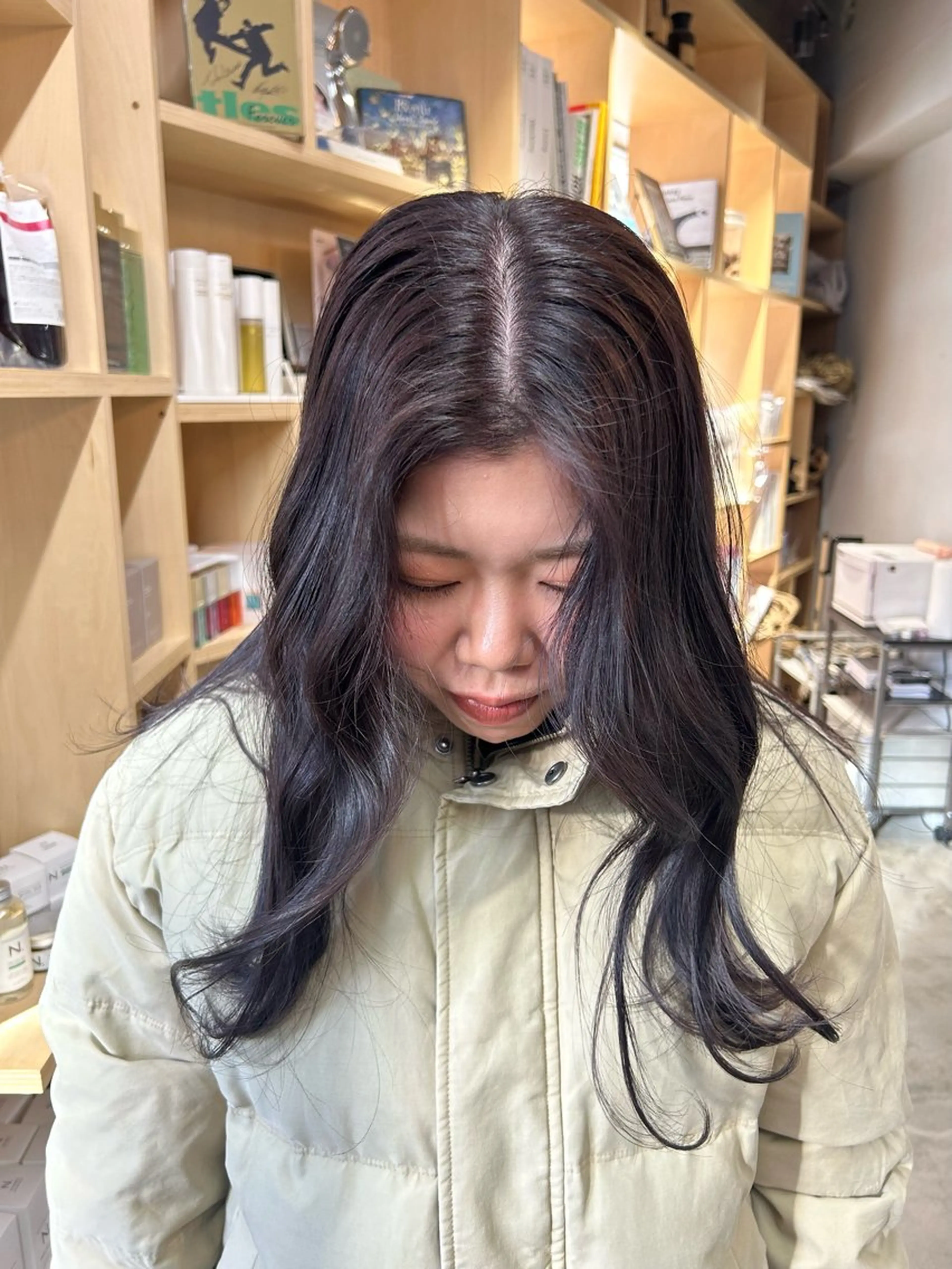 カラー ラベンダーカラー ヘアカラー ROCCOeast Rukaのヘアスタイル