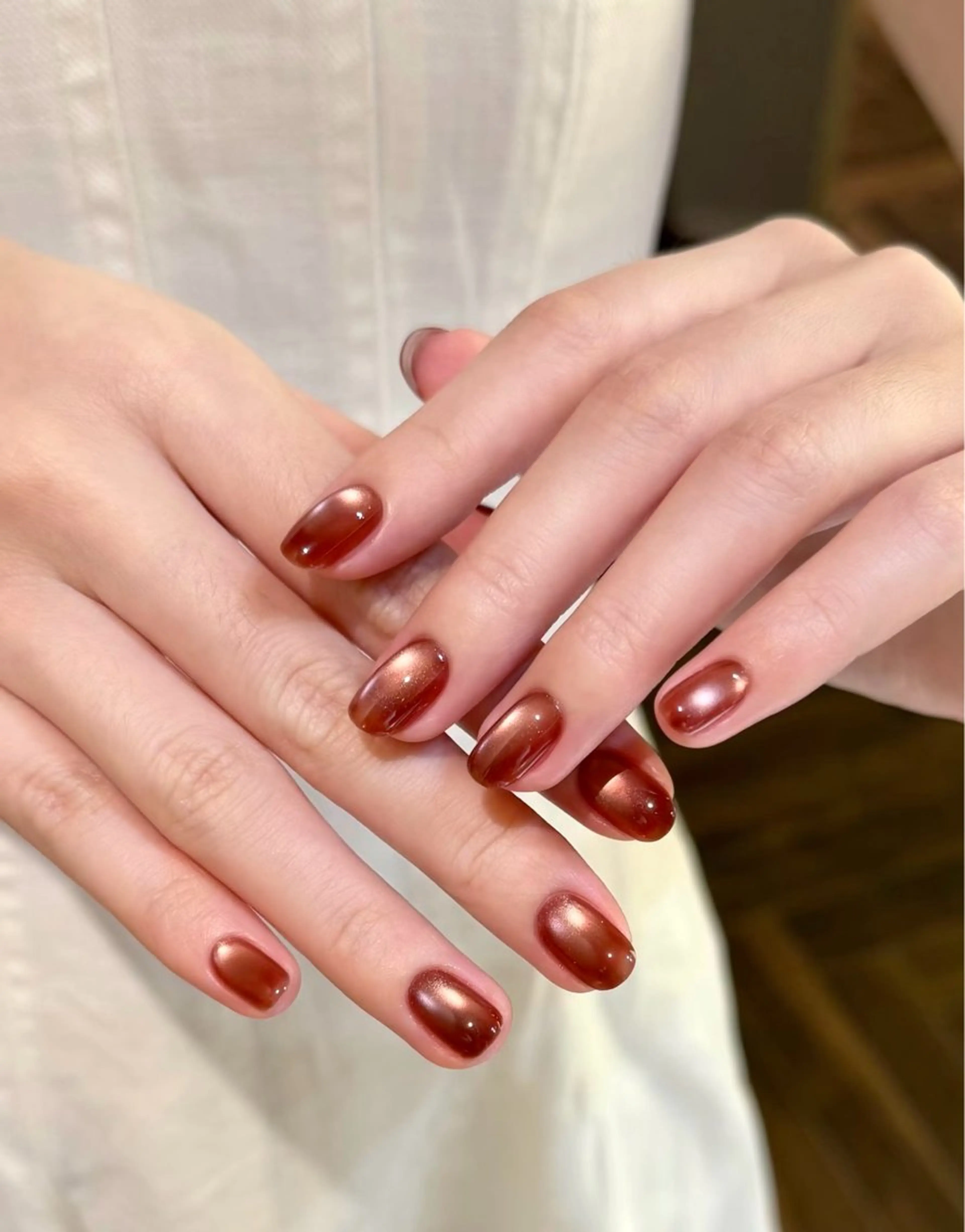 ネイル アートネイル オーロラネイル チークネイル 長さ出し フットネイル Blossom nail【ブラソンネイル】所属・Blossom nail_Yuniのネイルデザイン
