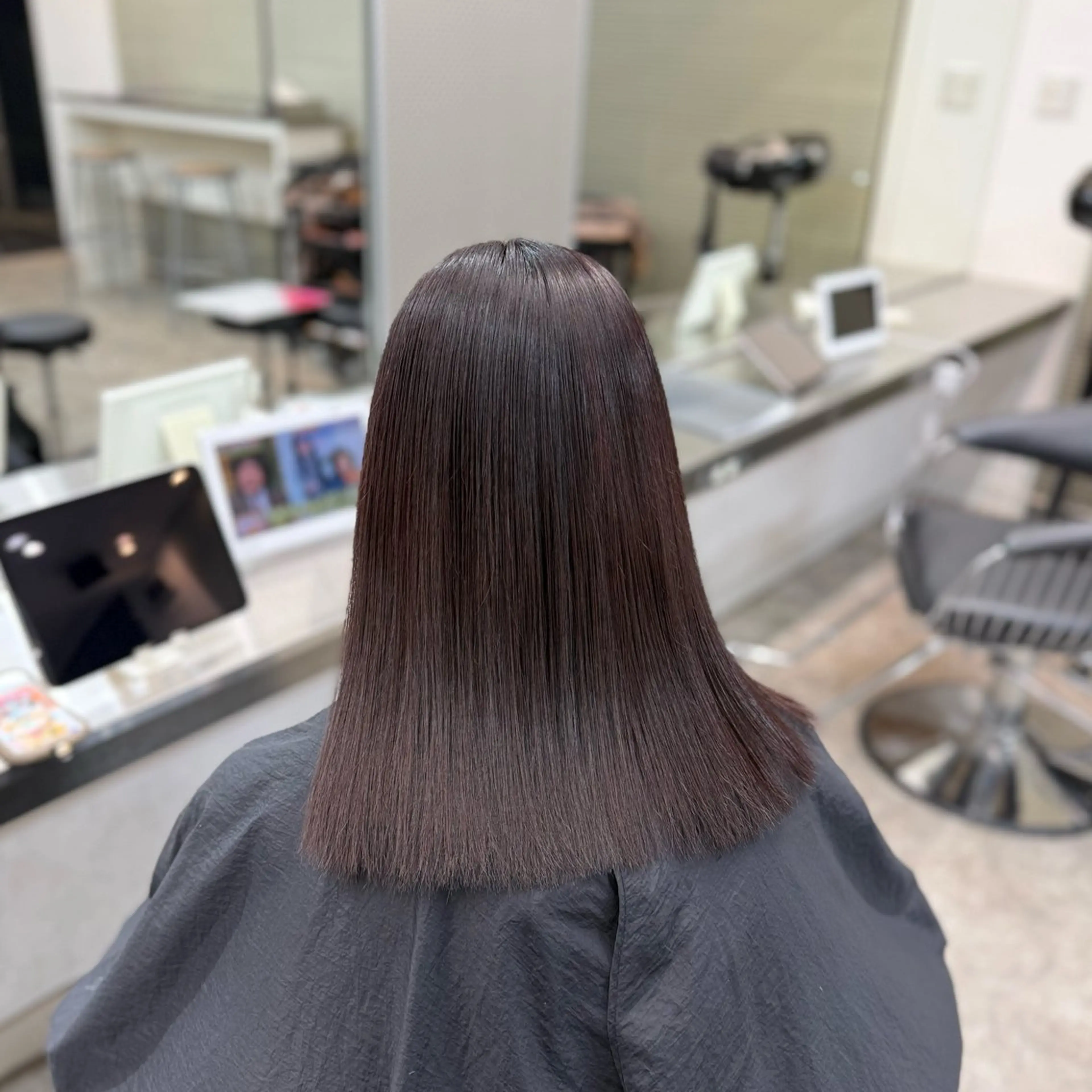 ミディアム ヘアカラー REVE所属・小林 円香のヘアスタイル