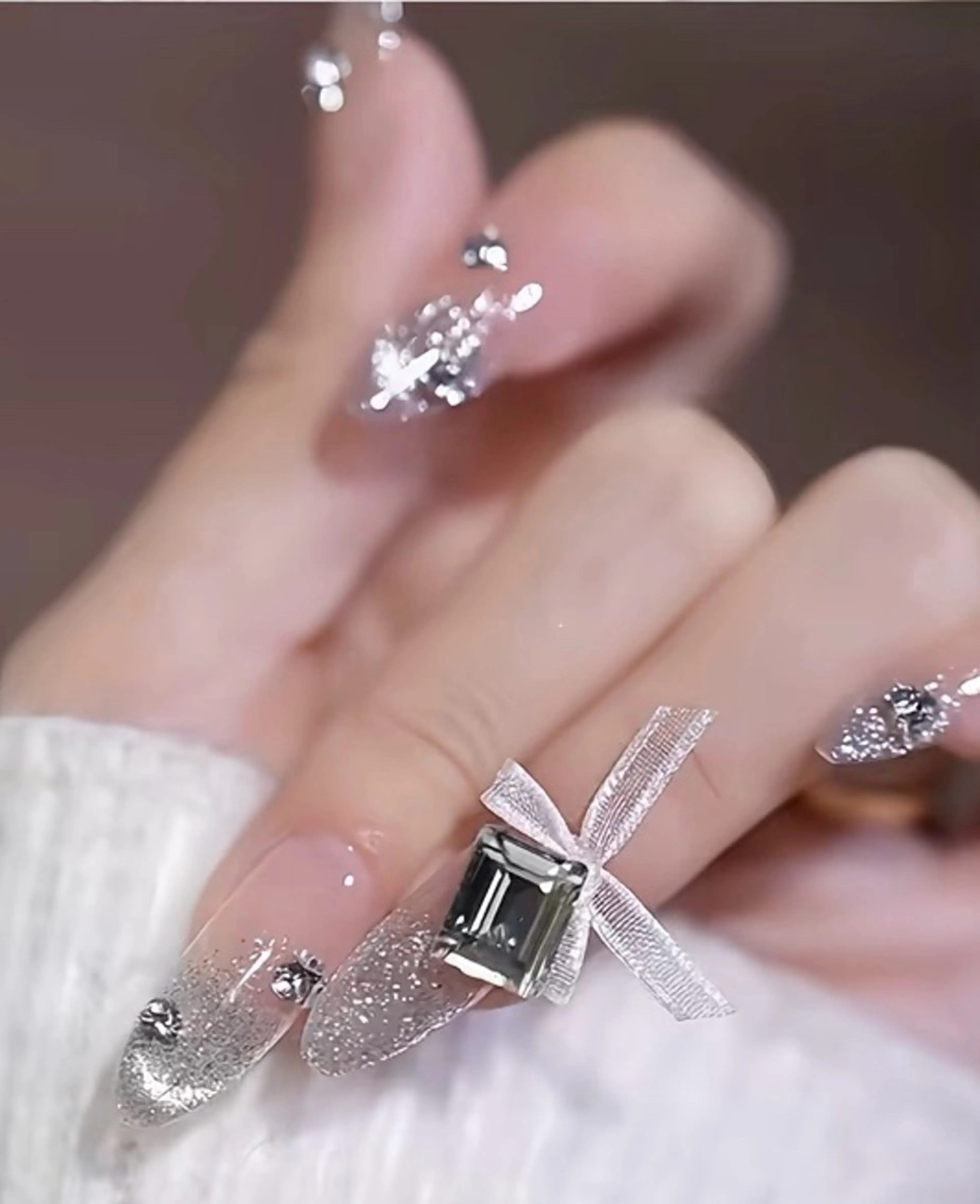 ネイル チークネイル 長さ出し フレンチネイル ガーリー 韓国ネイル sun nail池袋 モデル募集のネイルデザイン