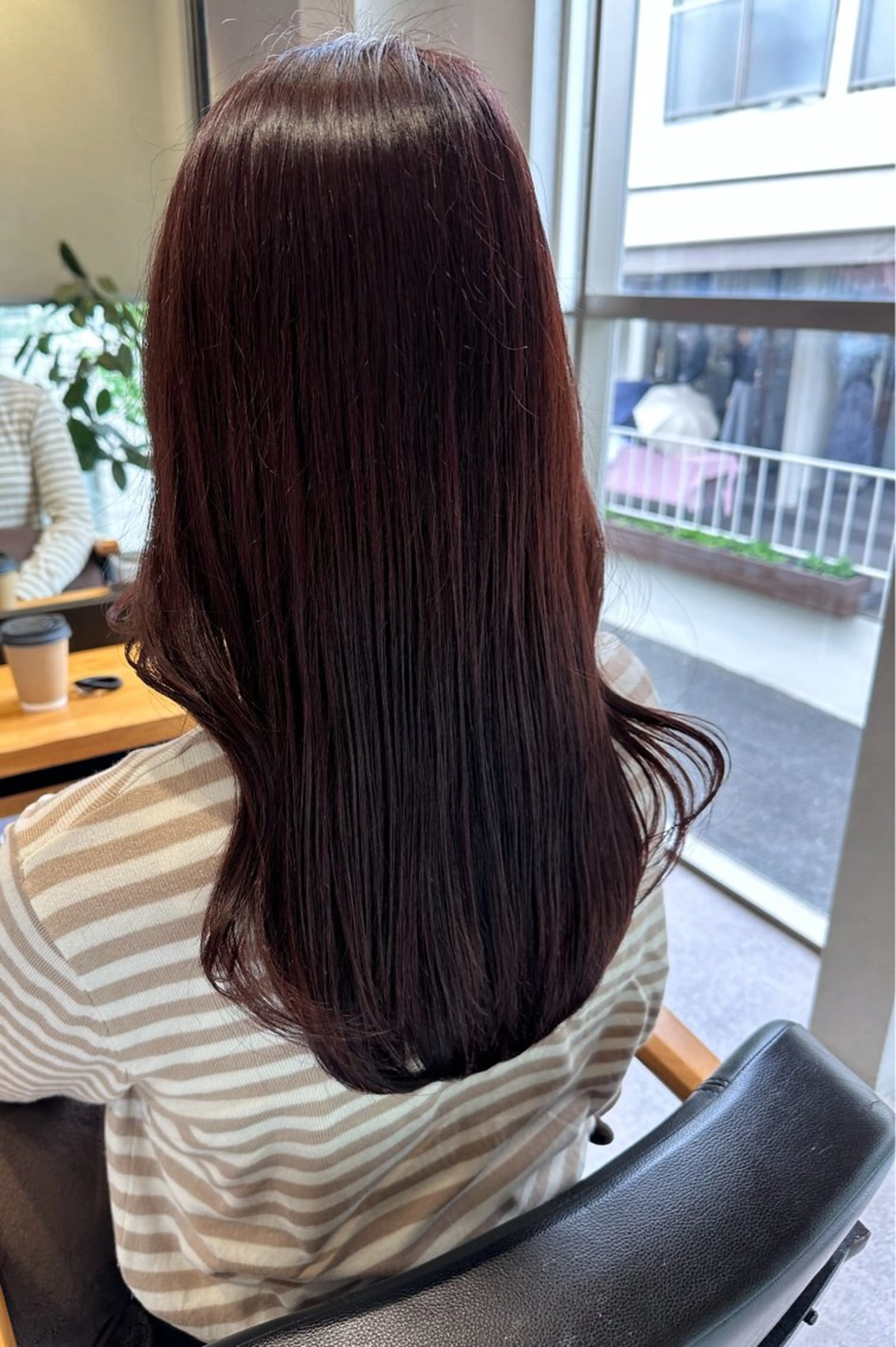 ロング カラー カット ヘアカラー 韓国風/オシャレ /縮毛矯正/滝口琴未のヘアスタイル