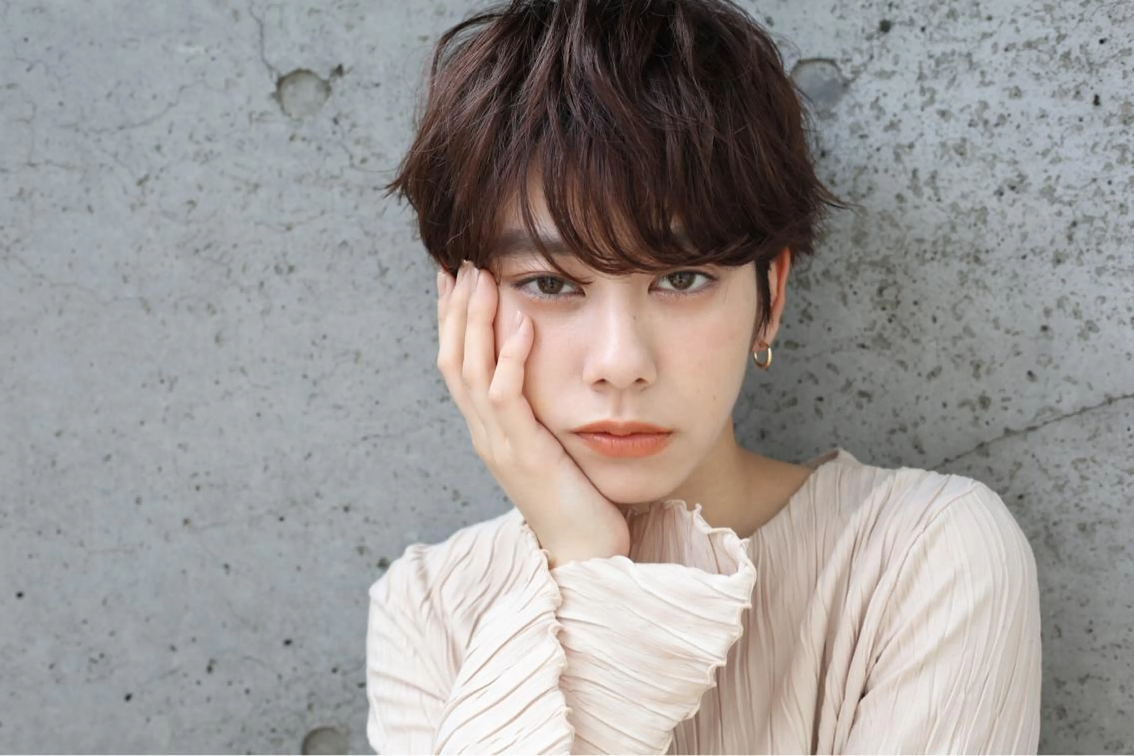 ショート カラー パーマ ヘアアレンジ conne&riri所属・MAYU 💚森下のヘアスタイル