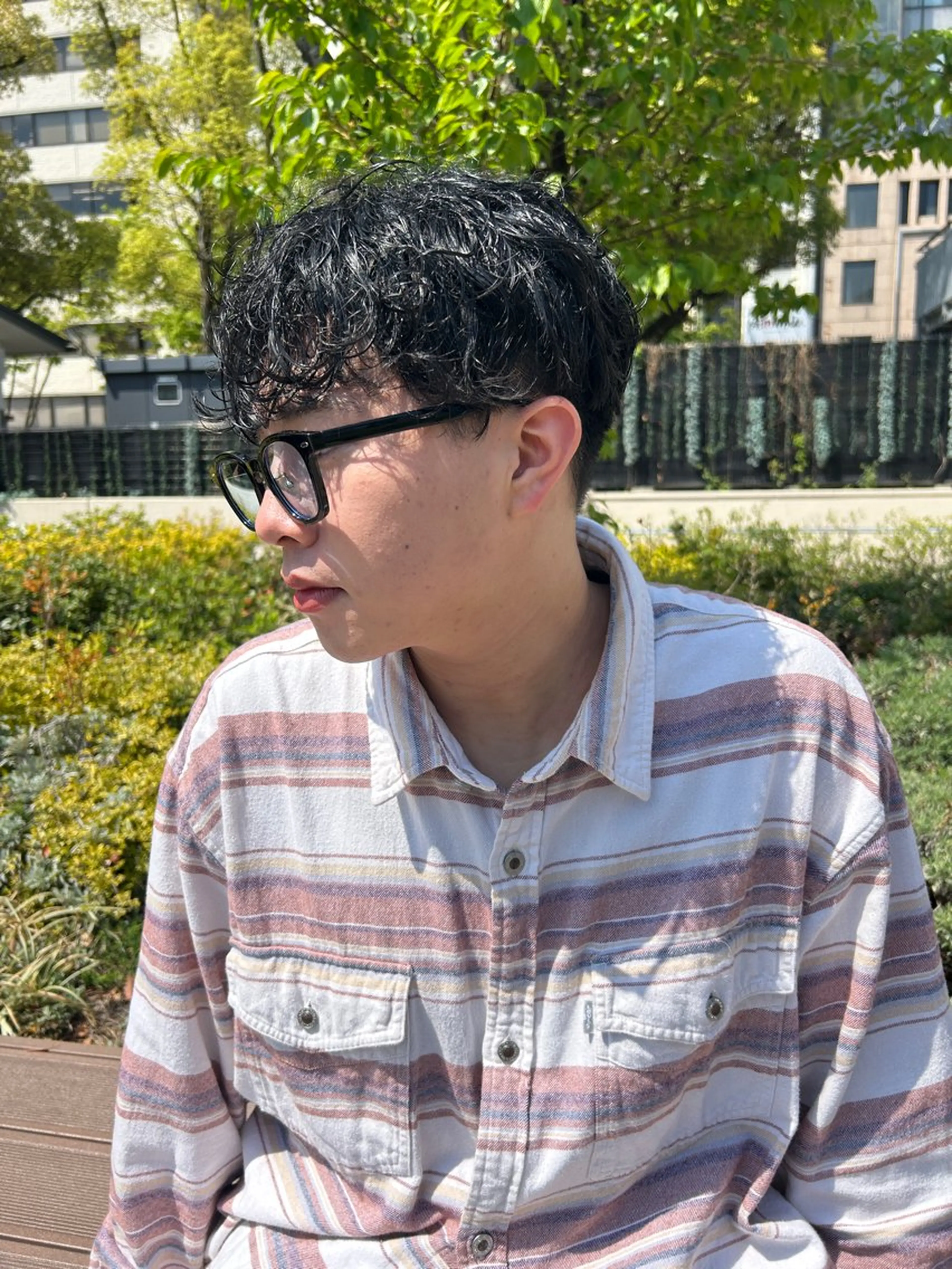 パーマ人気No.1👑クーポン【メンズカット➕ケアパーマ　ツイストスパイラルパーマ🌀】当日予約OK🙆‍♂️の写真