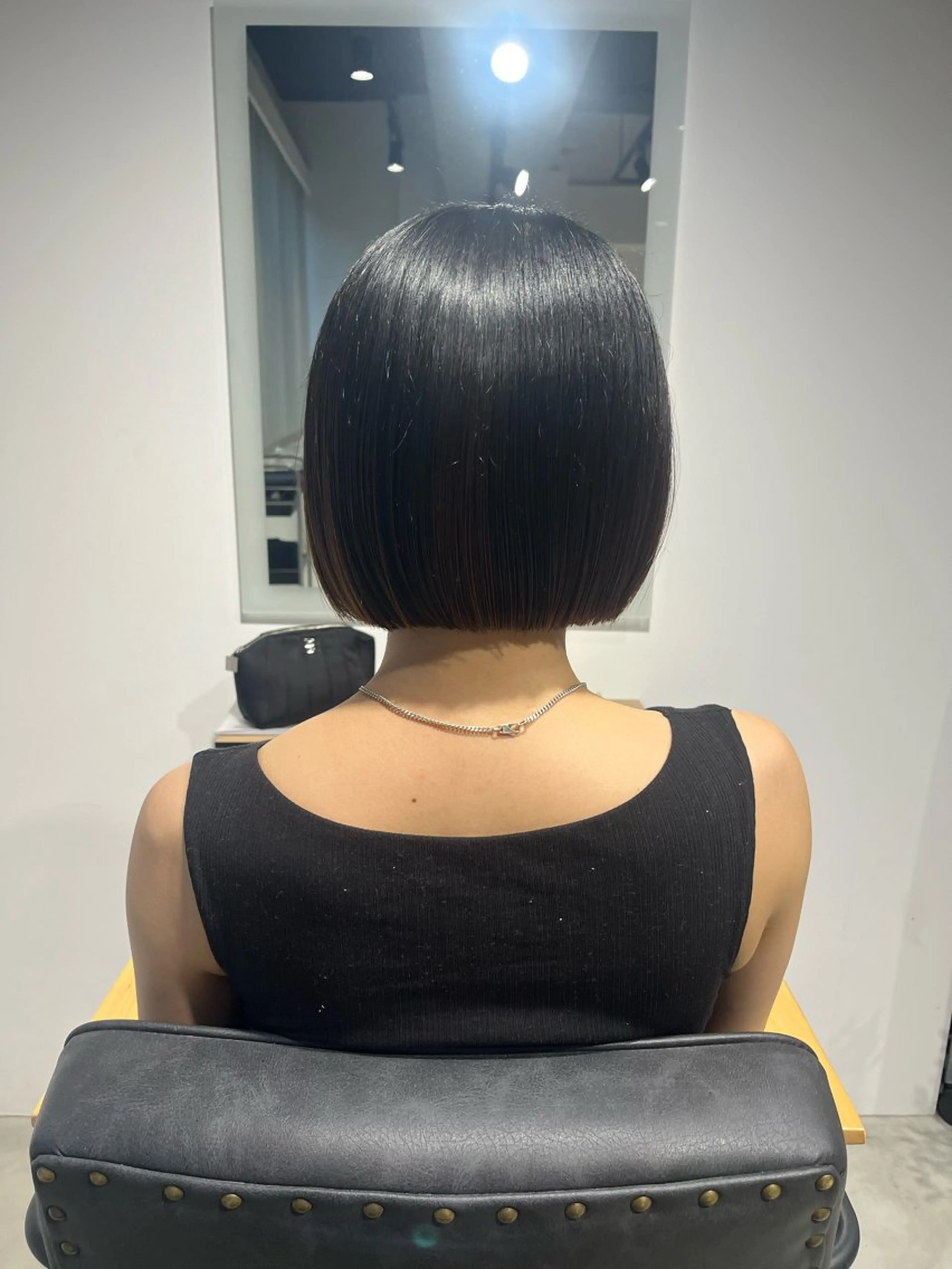 ショート ボブ ALLYS 渋谷店所属・最高級の艶のある カラーmei🎨のヘアスタイル