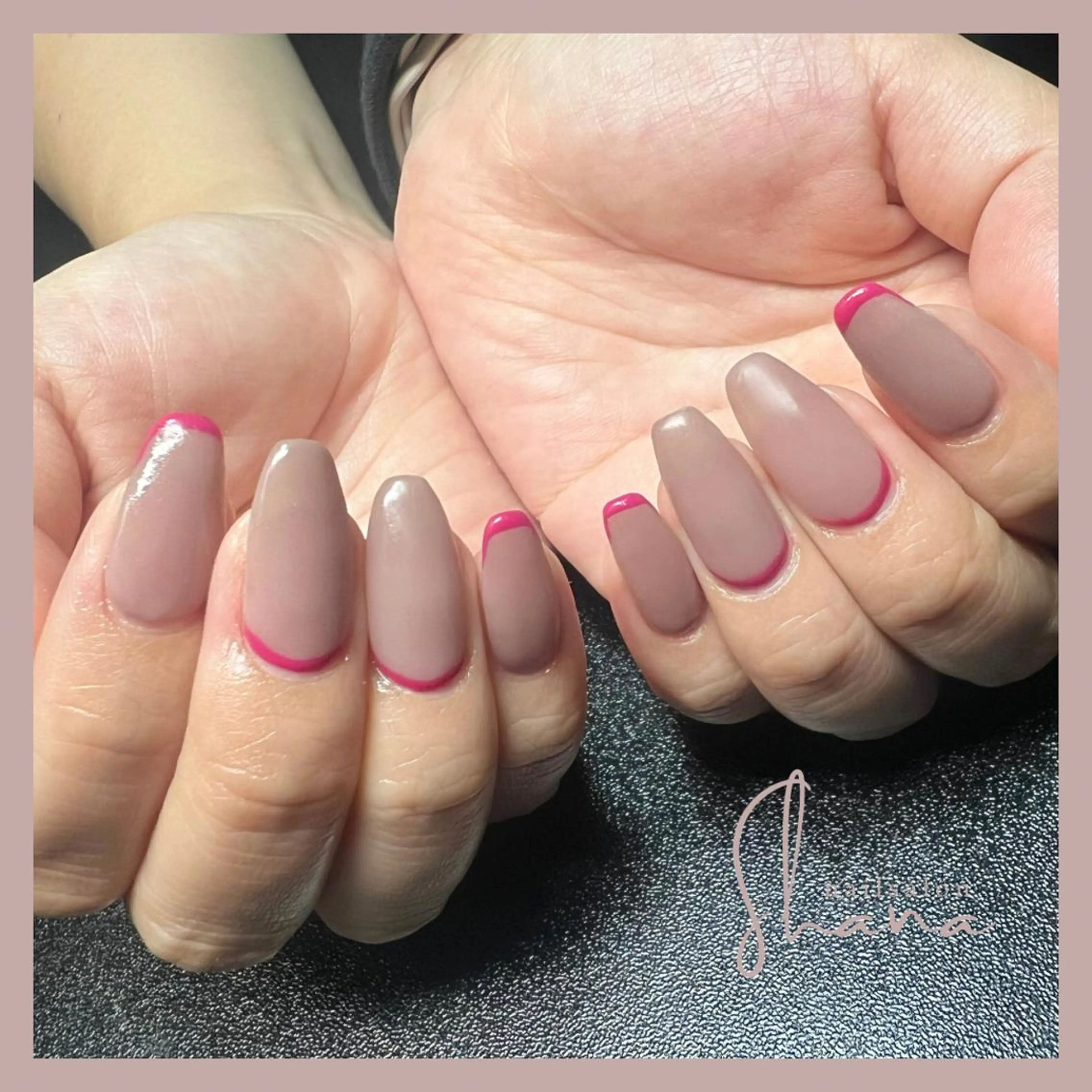 ネイル マットネイル ワンカラーネイル ハンドネイル shana ネイルのネイルデザイン