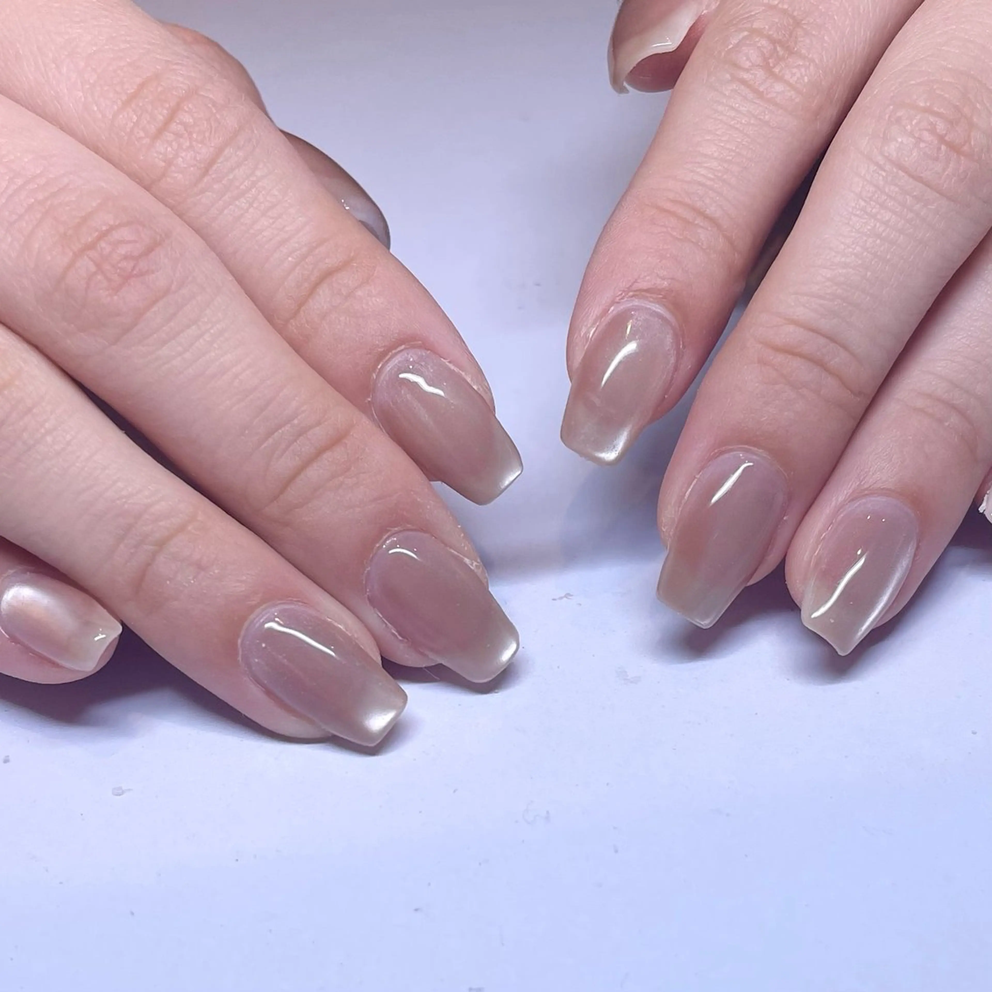 ネイル Nailsalon Repos.所属・Rika🌼 シンプル•マグネットのネイルデザイン
