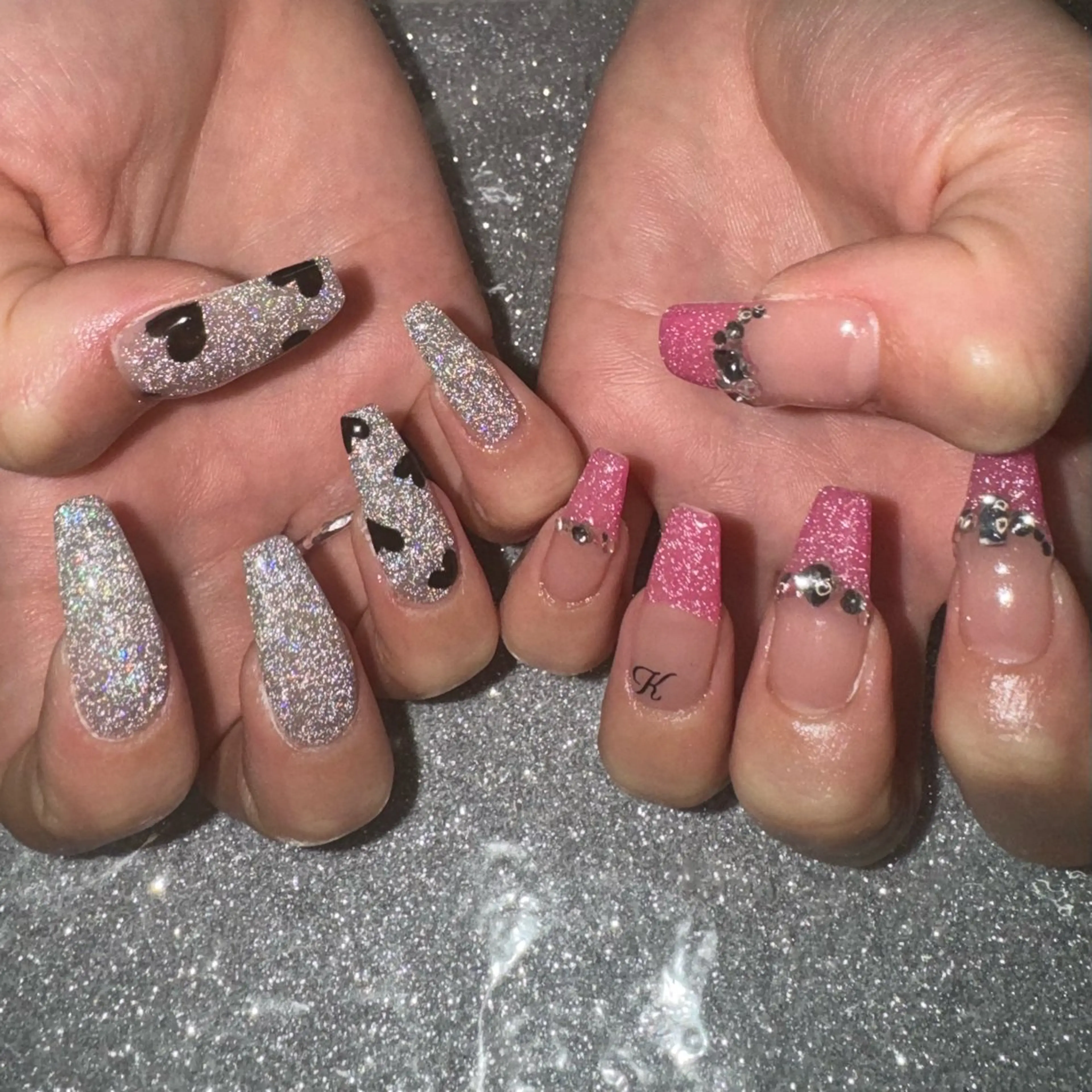 ネイル ハンドネイル VIERU 🌈🎀💖のネイルデザイン