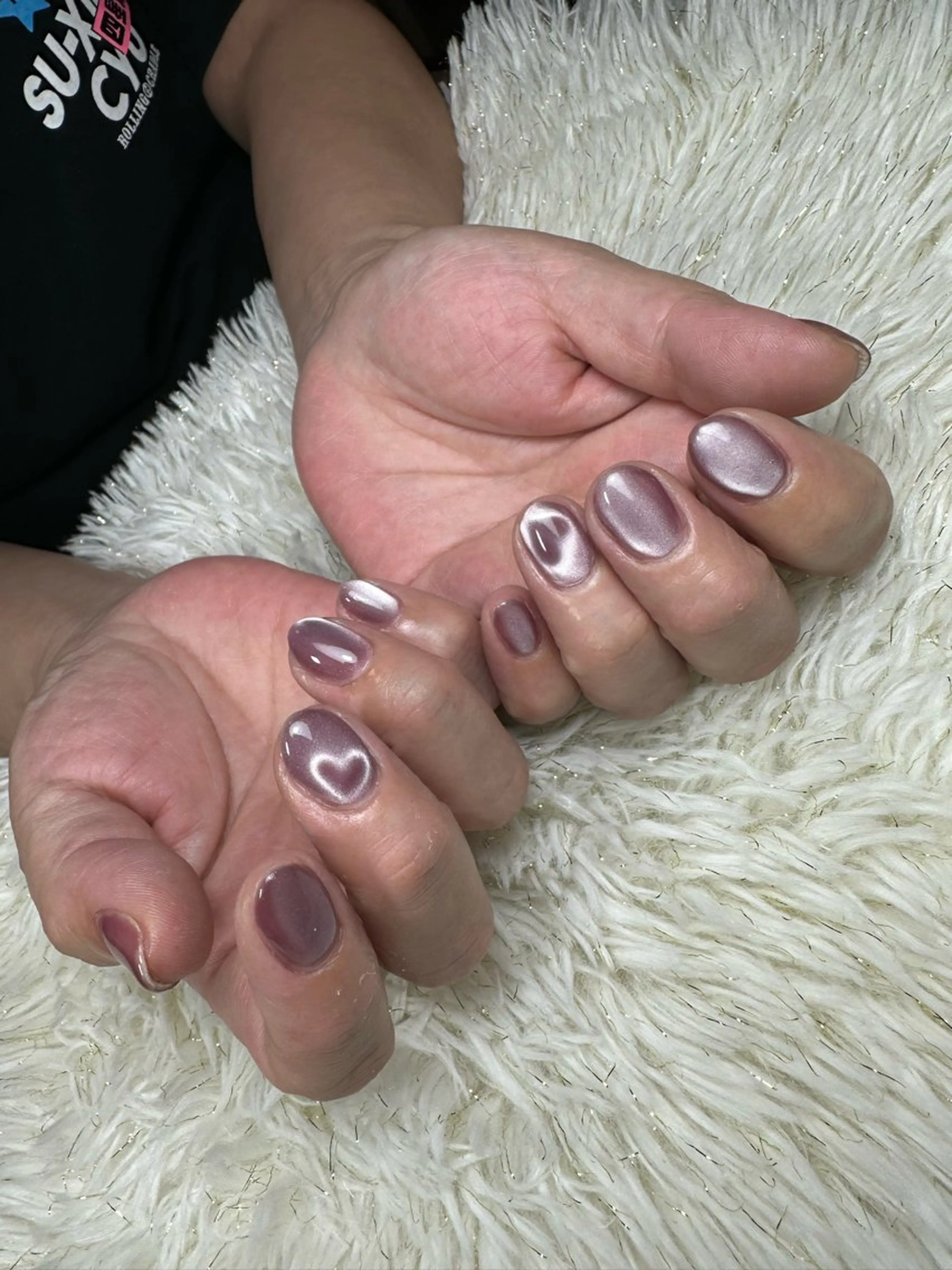 ネイル ハート ハンドネイル 松山 美由紀のネイルデザイン