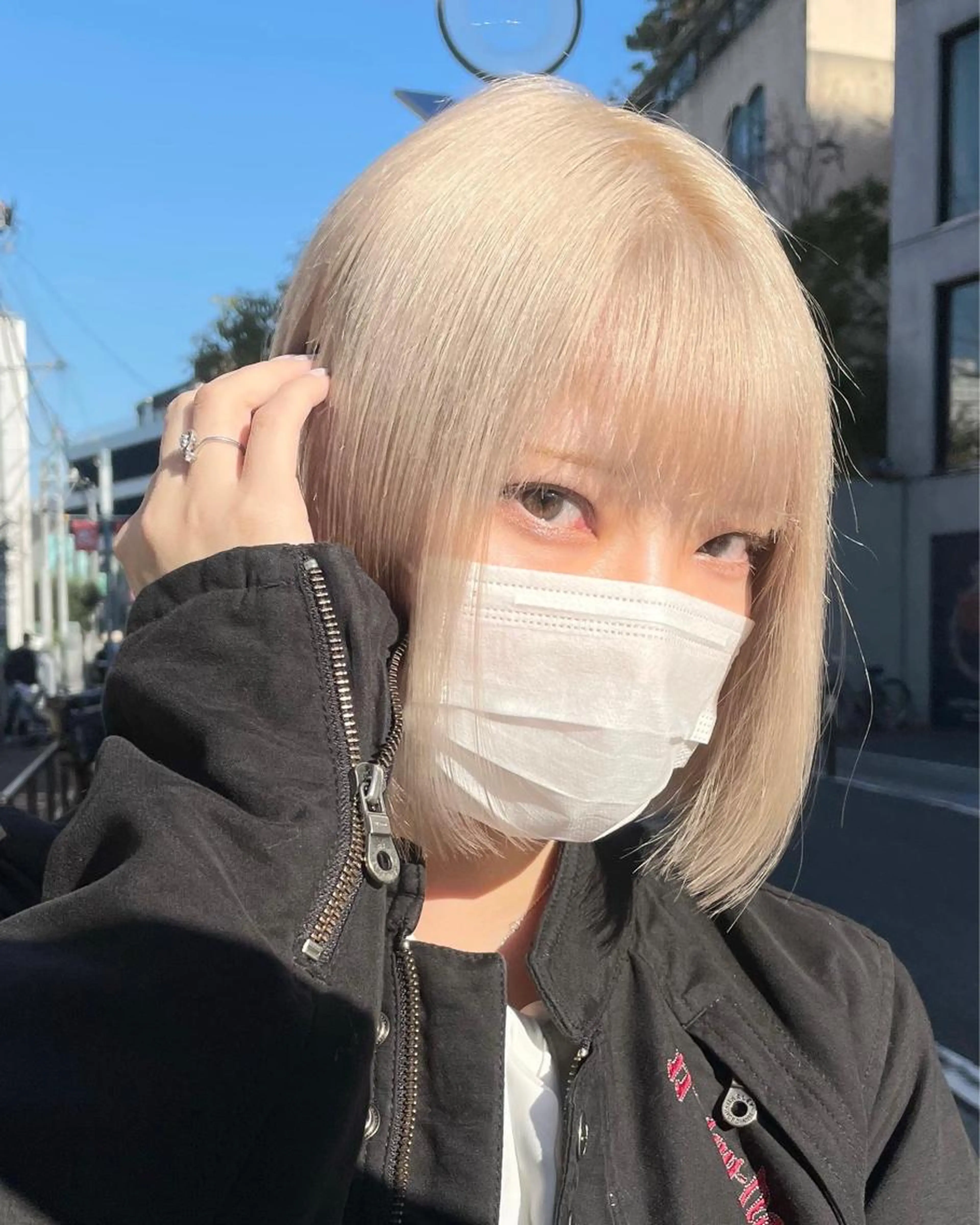 【minimo限定💕】艶カラー＋3STEPハホニコトリートメント💕　#リタッチ#ミルクティー#ブリーチなしカラーの写真