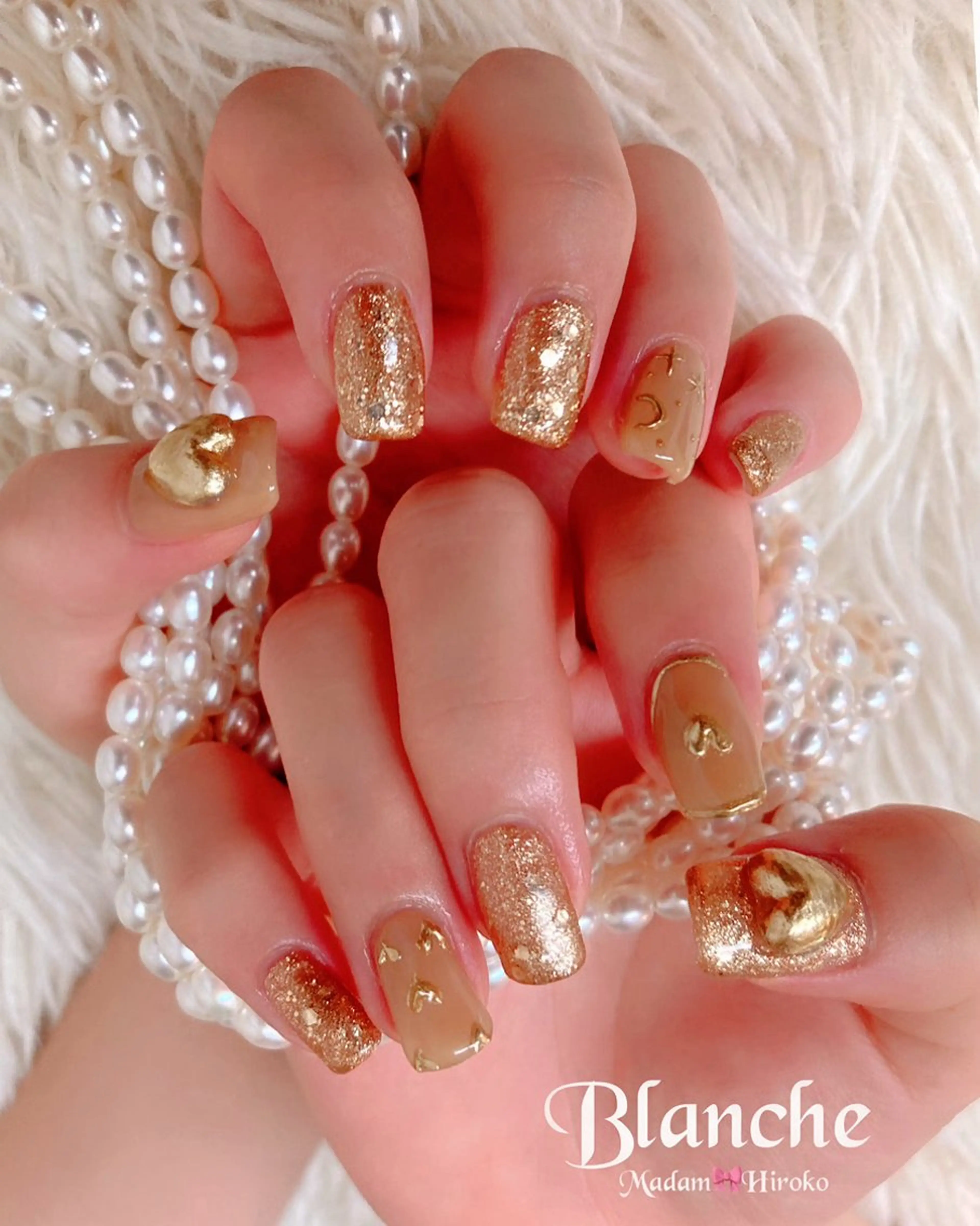 ネイル ハート Lianネイル 寛子Lianのネイルデザイン