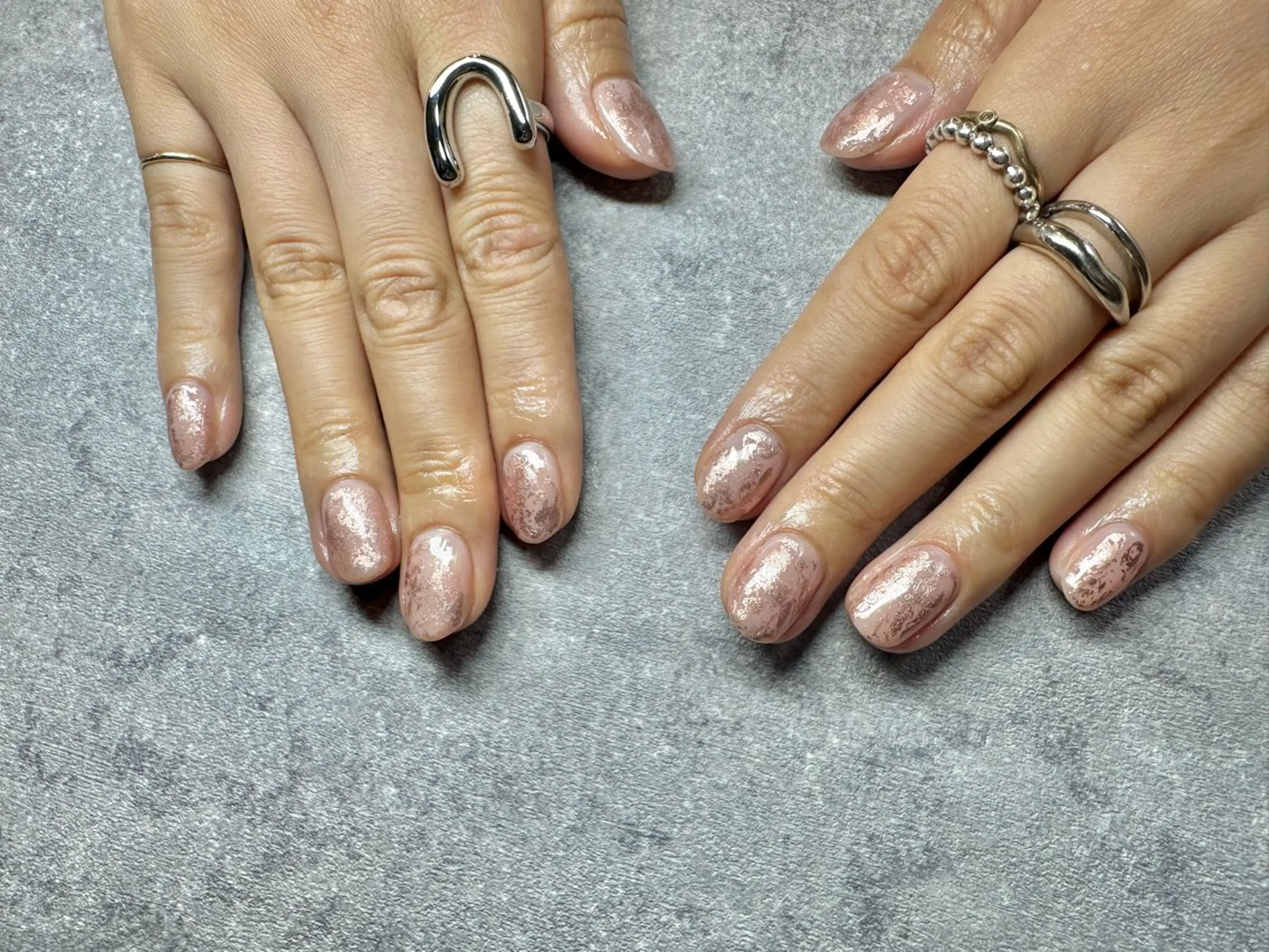 ネイル ニュアンスネイル ネイルサロンW【深江橋店】所属・MA RIEのネイルデザイン