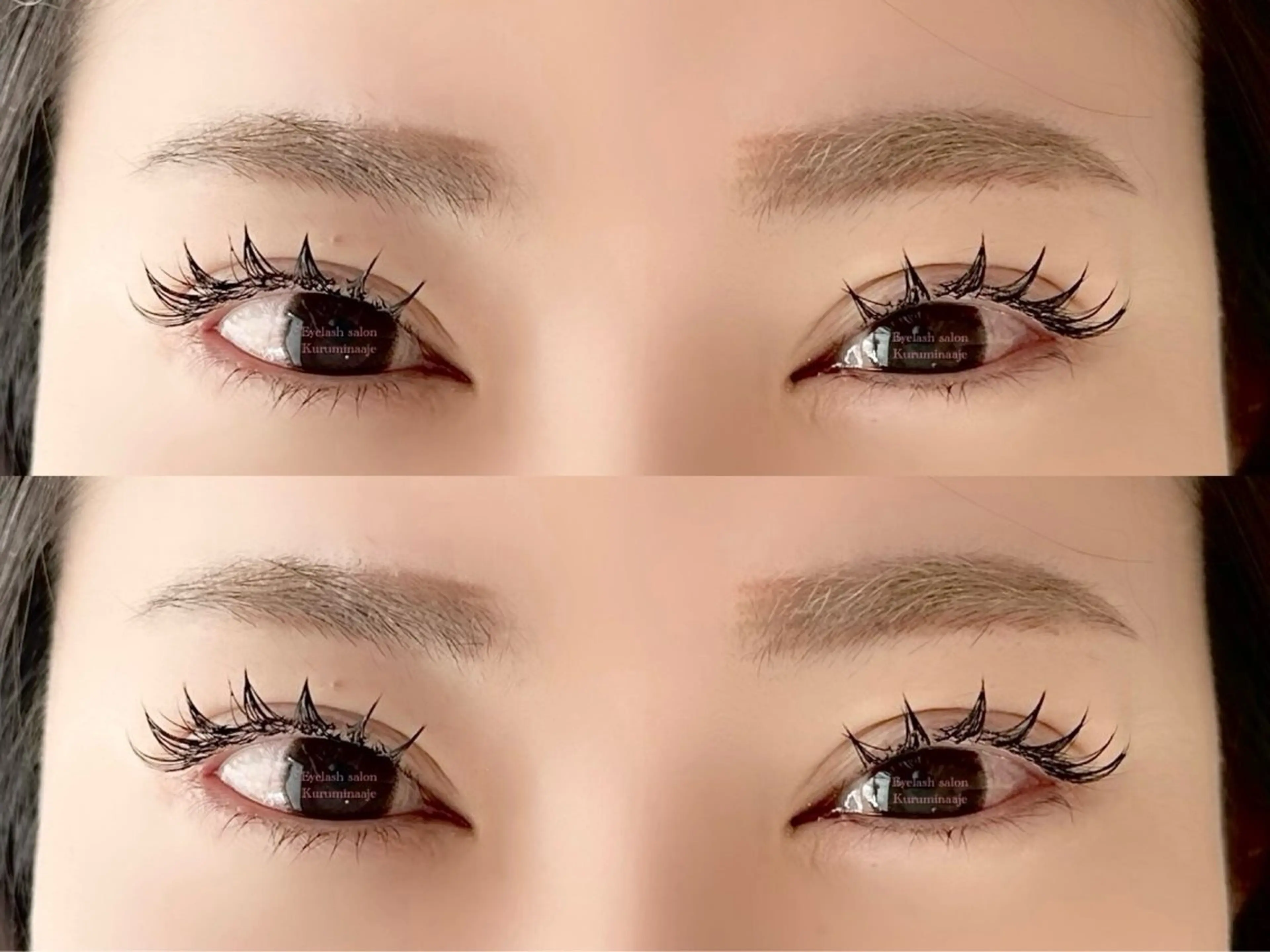 マツエク・マツパ 付け放題 フラットラッシュ マツエク クルミナージュ柏🌼 代表.鈴木のマツエク・マツパデザイン