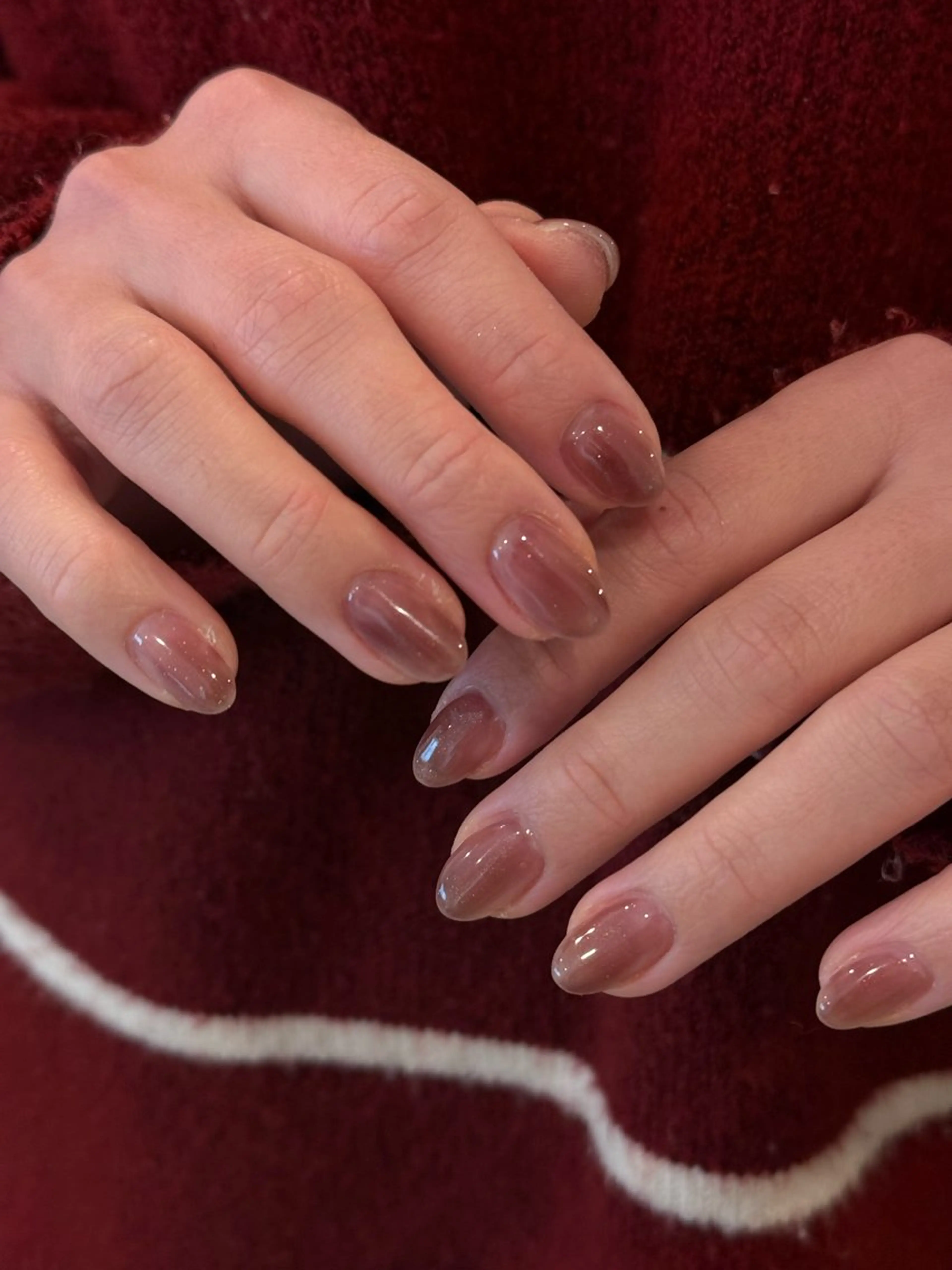 ネイル ラメ(グリッター) シンプルネイル ハンドネイル nr. nayuのネイルデザイン