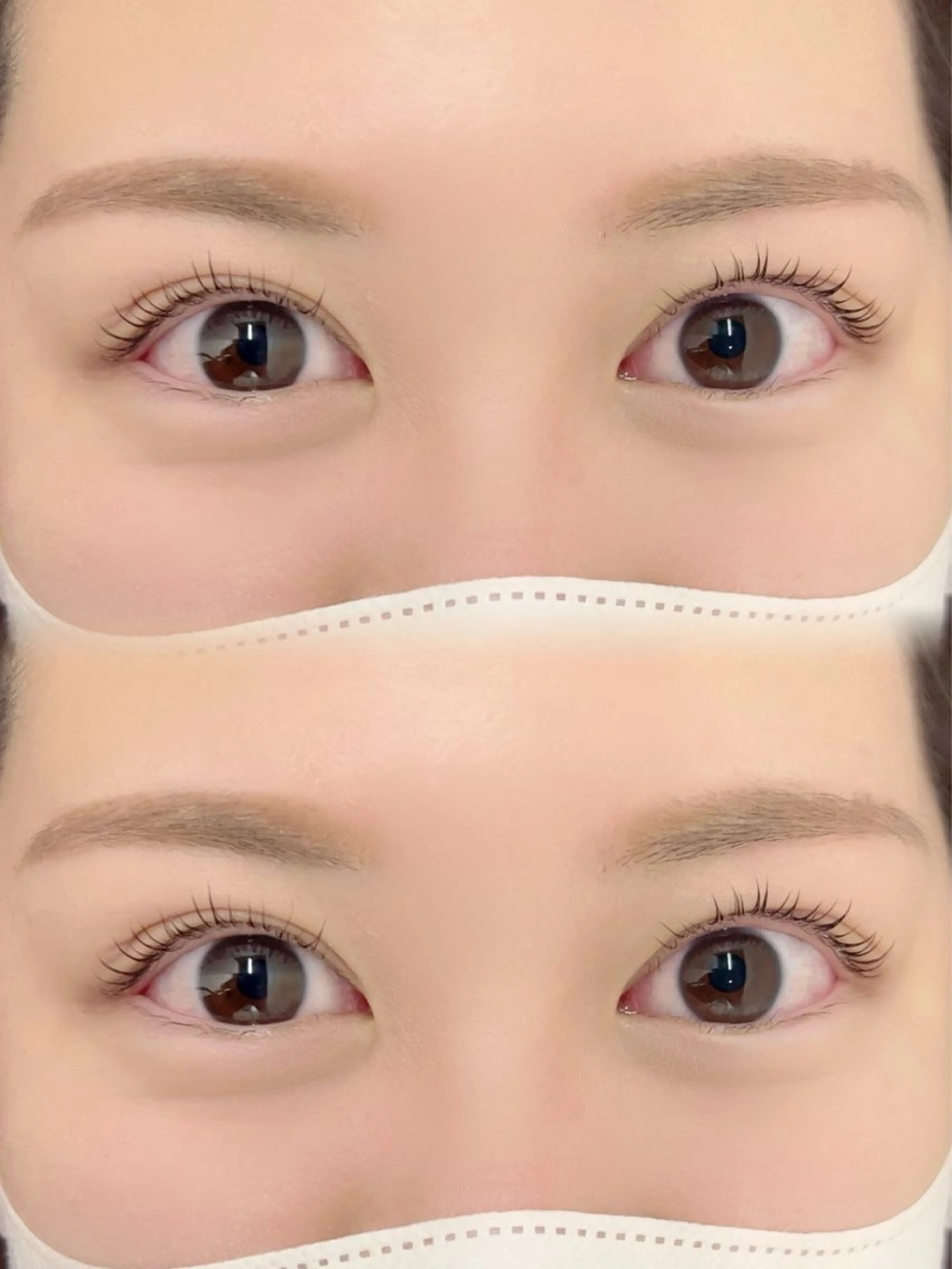 マツエク・マツパ Cカール 一重×まつ毛パーマ rukuku🌼Ui まつパ/眉毛Waxのマツエク・マツパデザイン