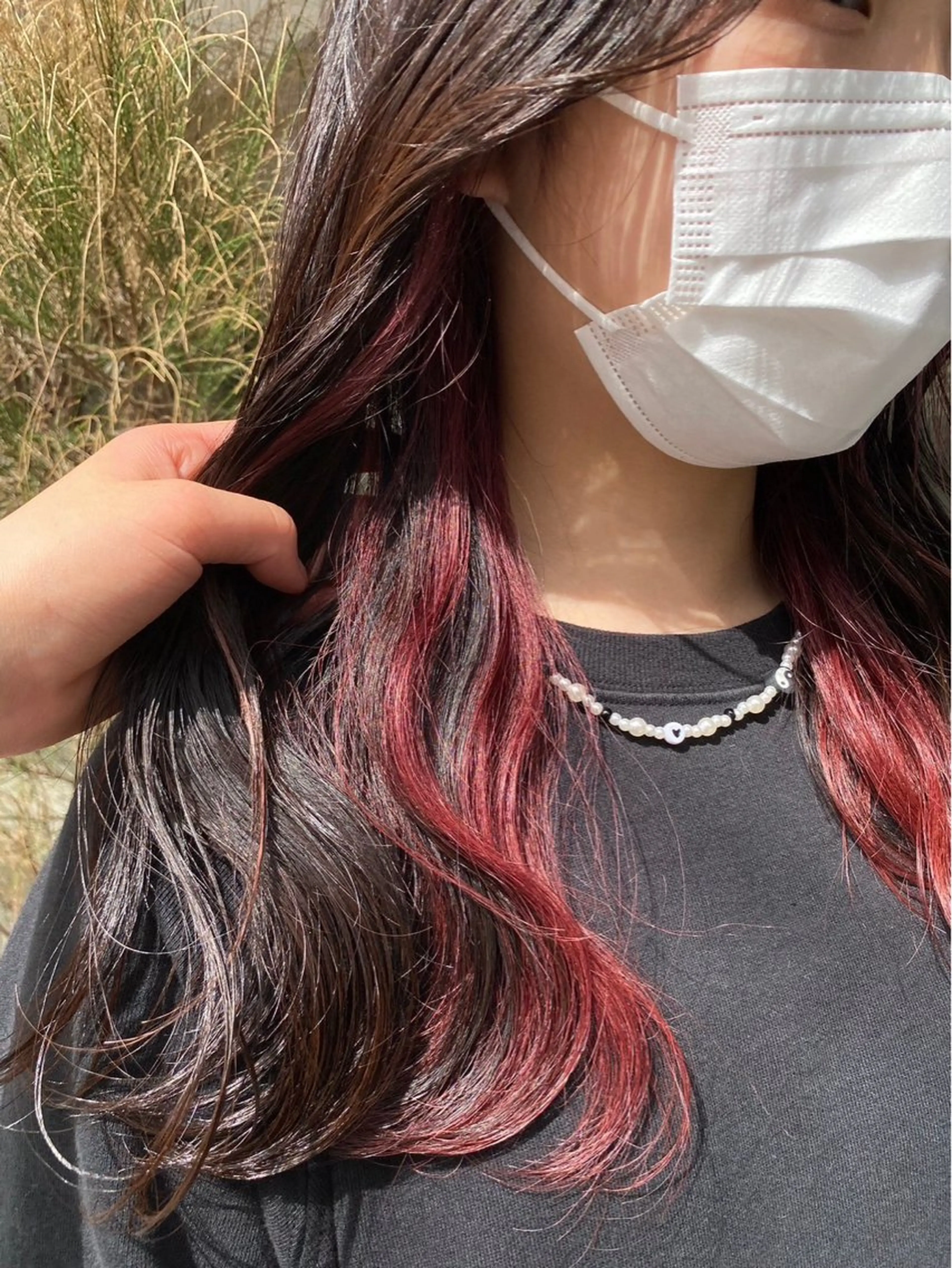 ロング カラー デザインカラー 似合わせ SHOYAのヘアスタイル