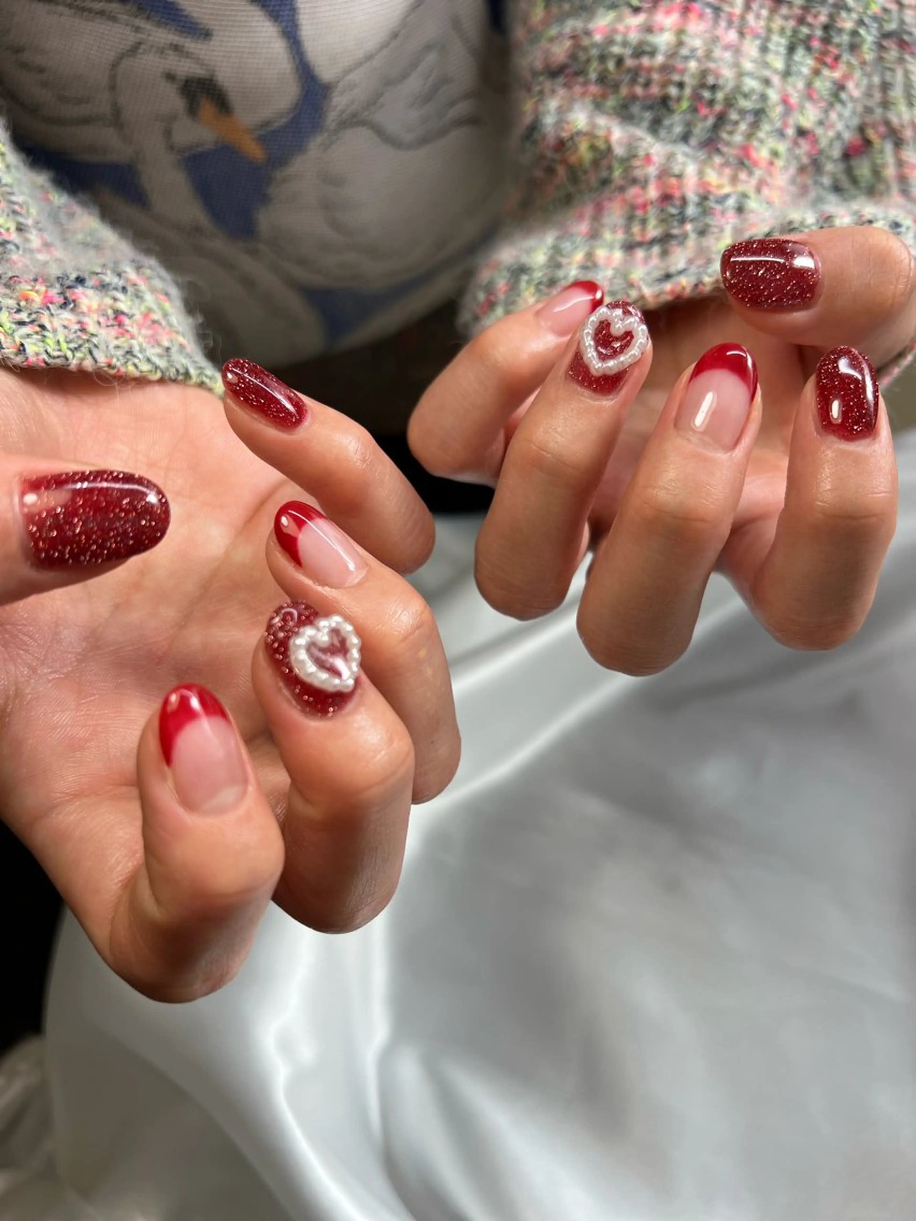 ネイル 赤色 Nail Salon&School REPLENDA所属・REPLENDA/ azusa(石井梓)のネイルデザイン