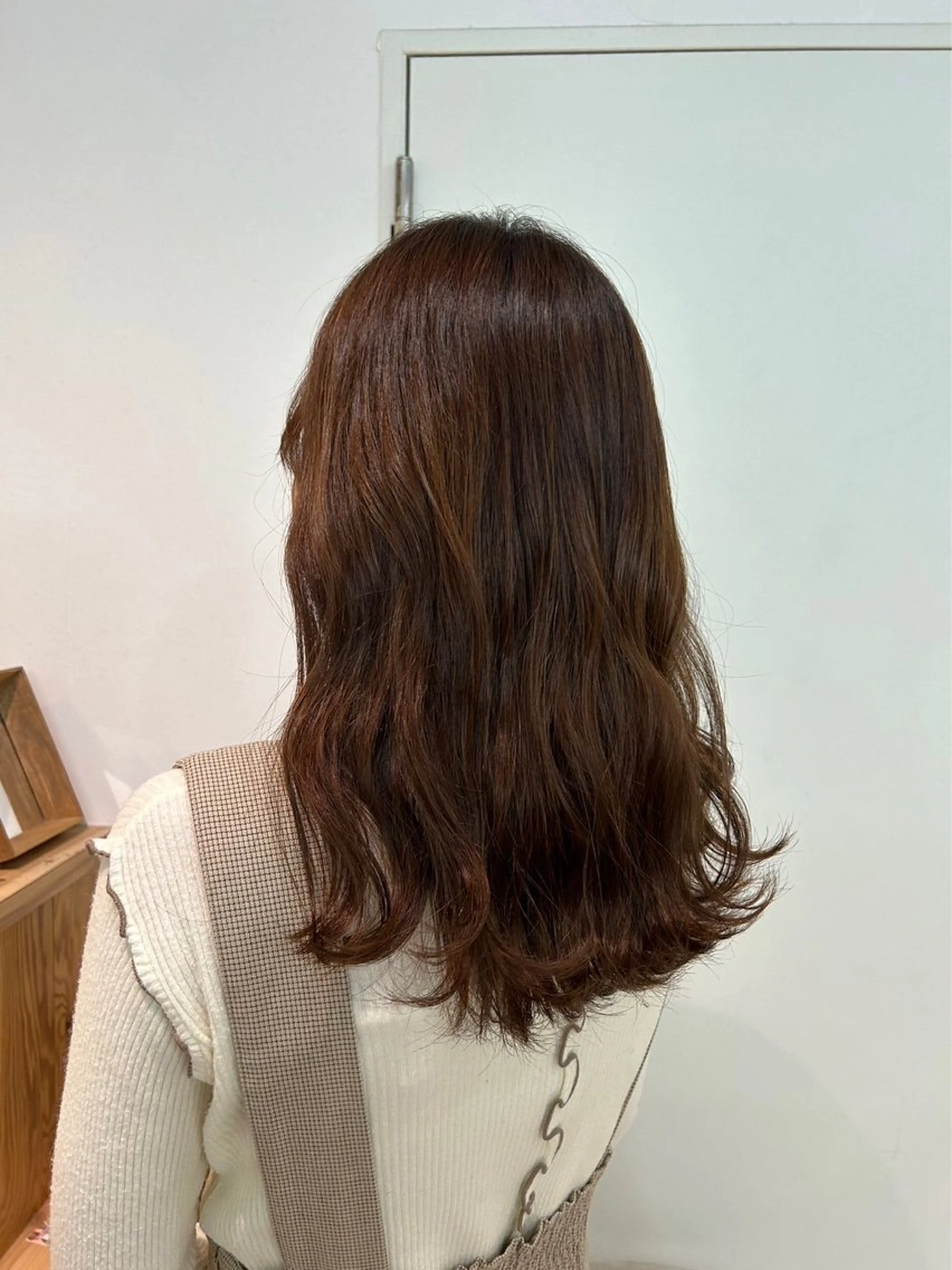 セミロング トリートメント 室谷 ゆりあのヘアスタイル