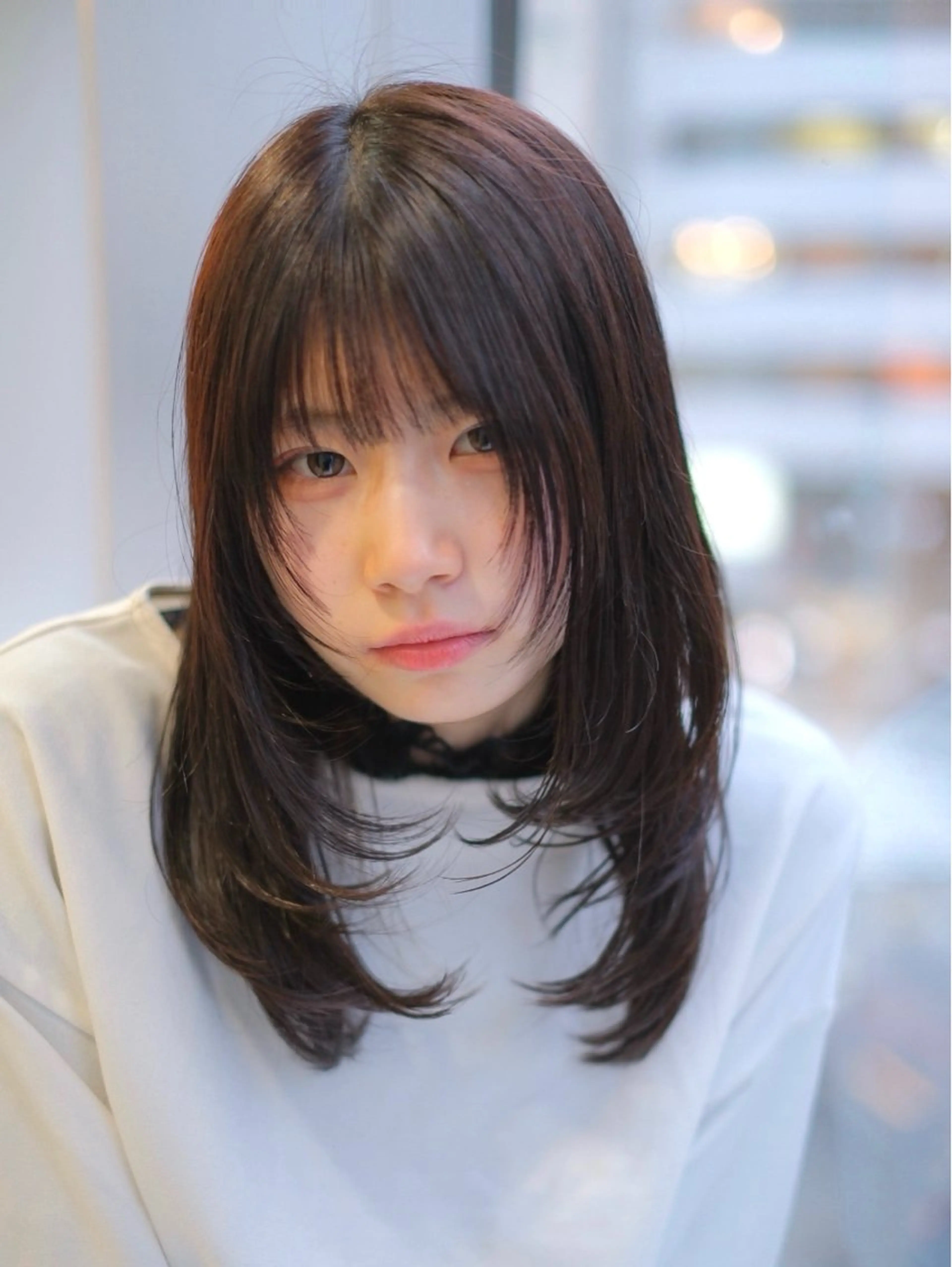 セミロング 鈴木 達也のヘアスタイル