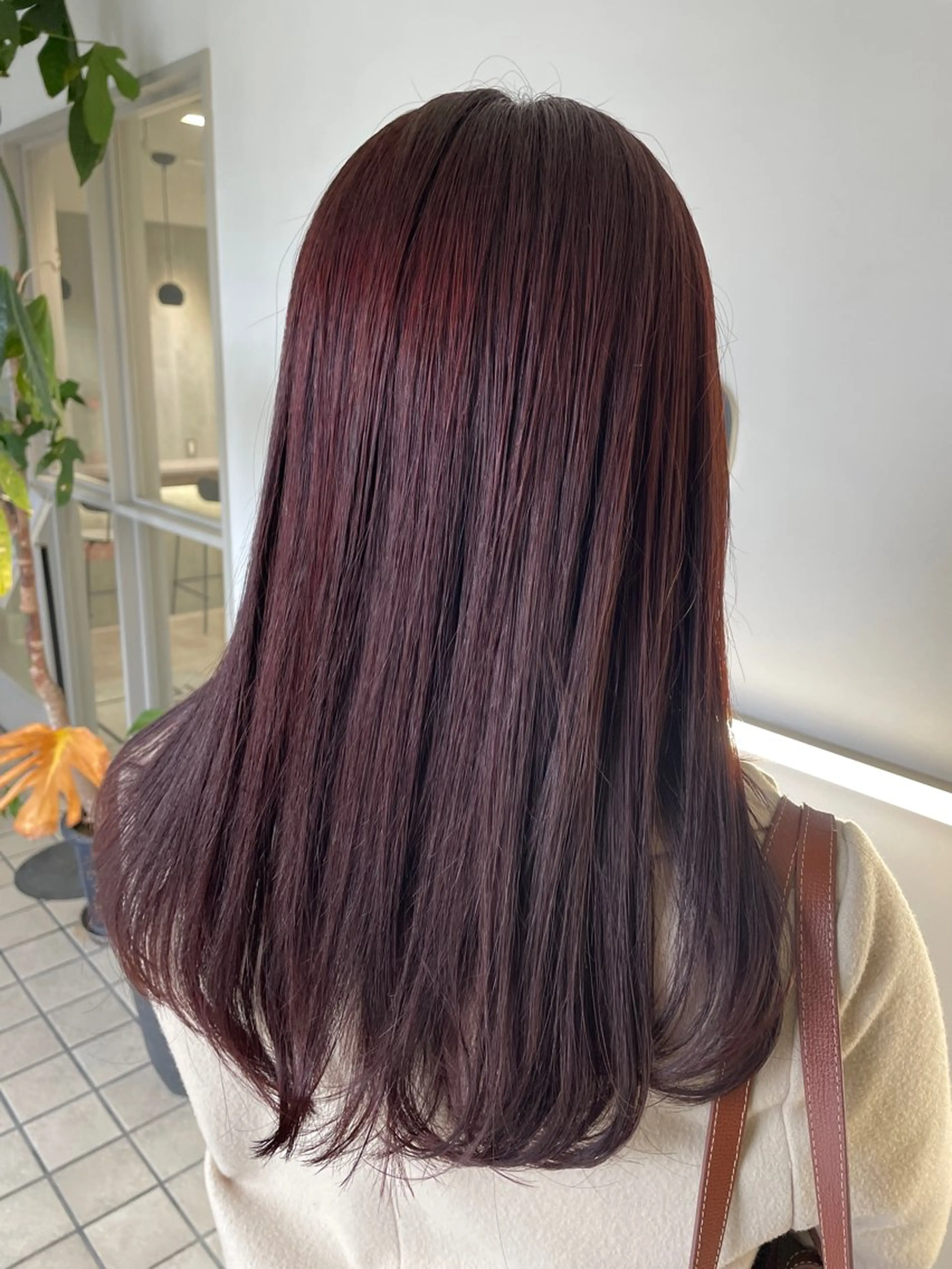 ロング カラー パーマ レッドカラー 縮毛矯正 カット ヘアカラー 縮毛矯正 トリートメント Share  Salon  Reco【GARDEN】所属・末石 智のヘアスタイル