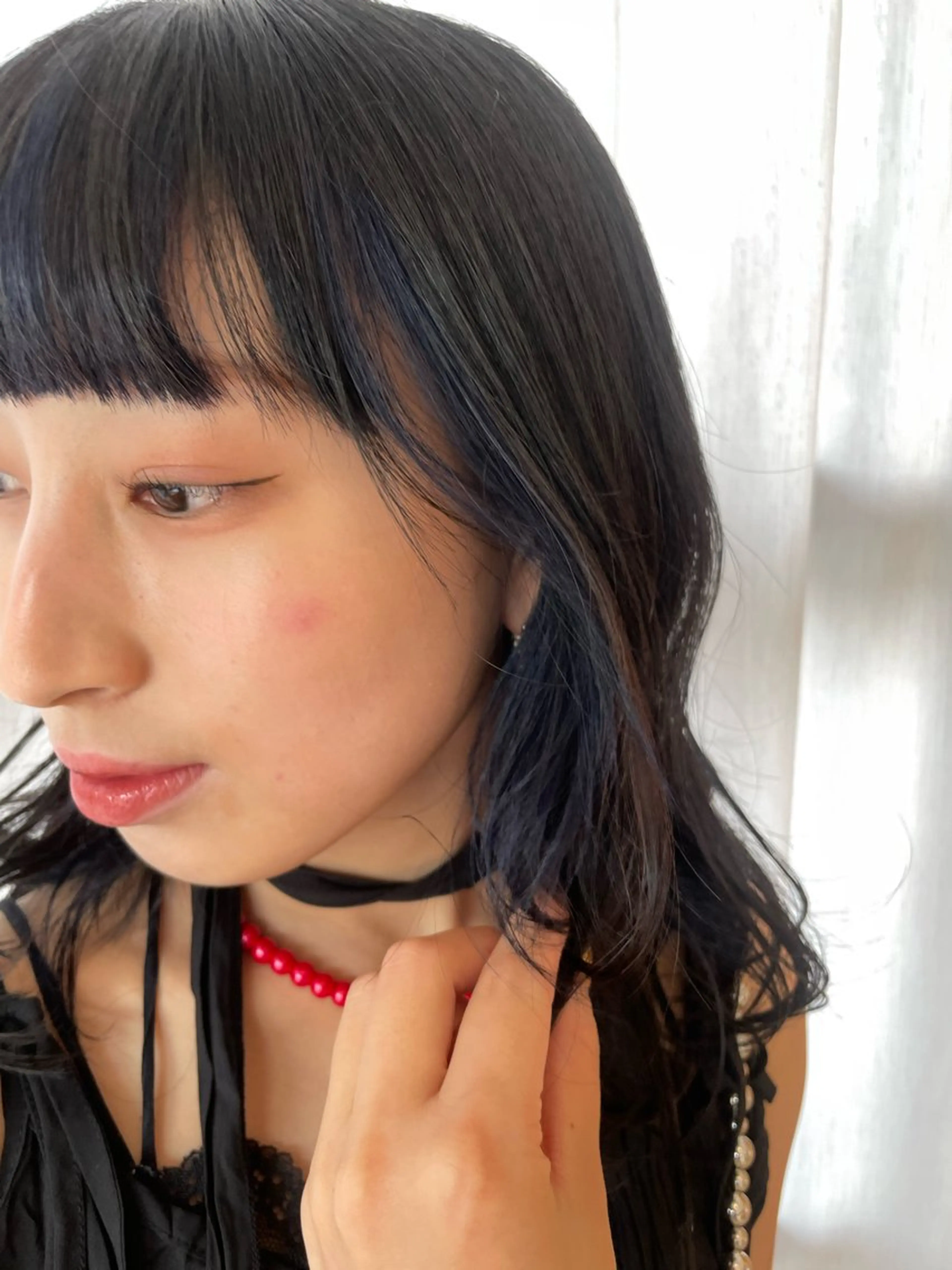 カラー ミストバング  フェイスフレーミング ヘアカラー anuenue🌿 西村砂羽のヘアスタイル