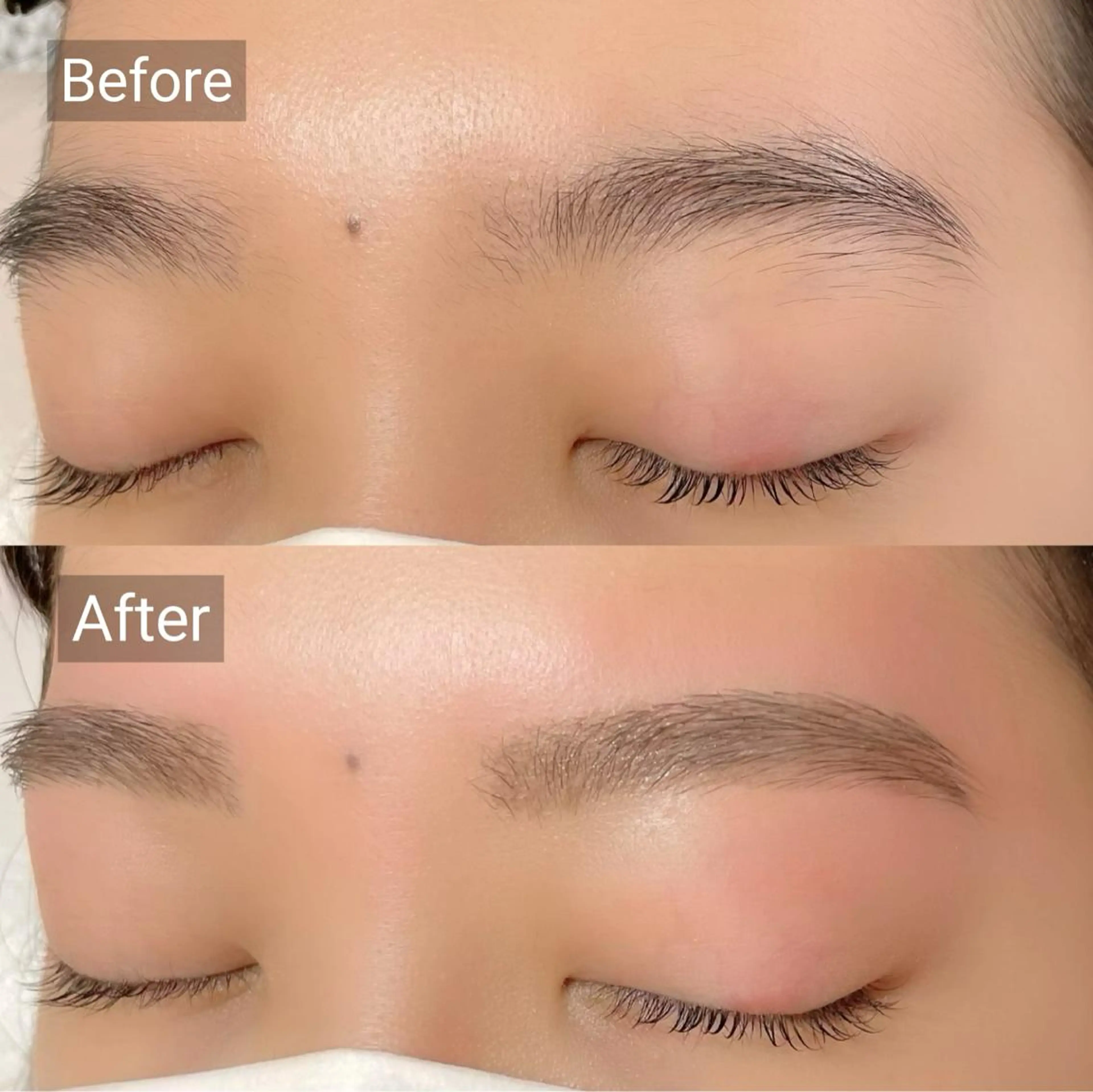 マツエク・マツパ アイブロウ フラットラッシュ 一重×まつ毛パーマ ボリュームラッシュ FEEL LASH所属・♡Nagisa.S ♡のマツエク・マツパデザイン