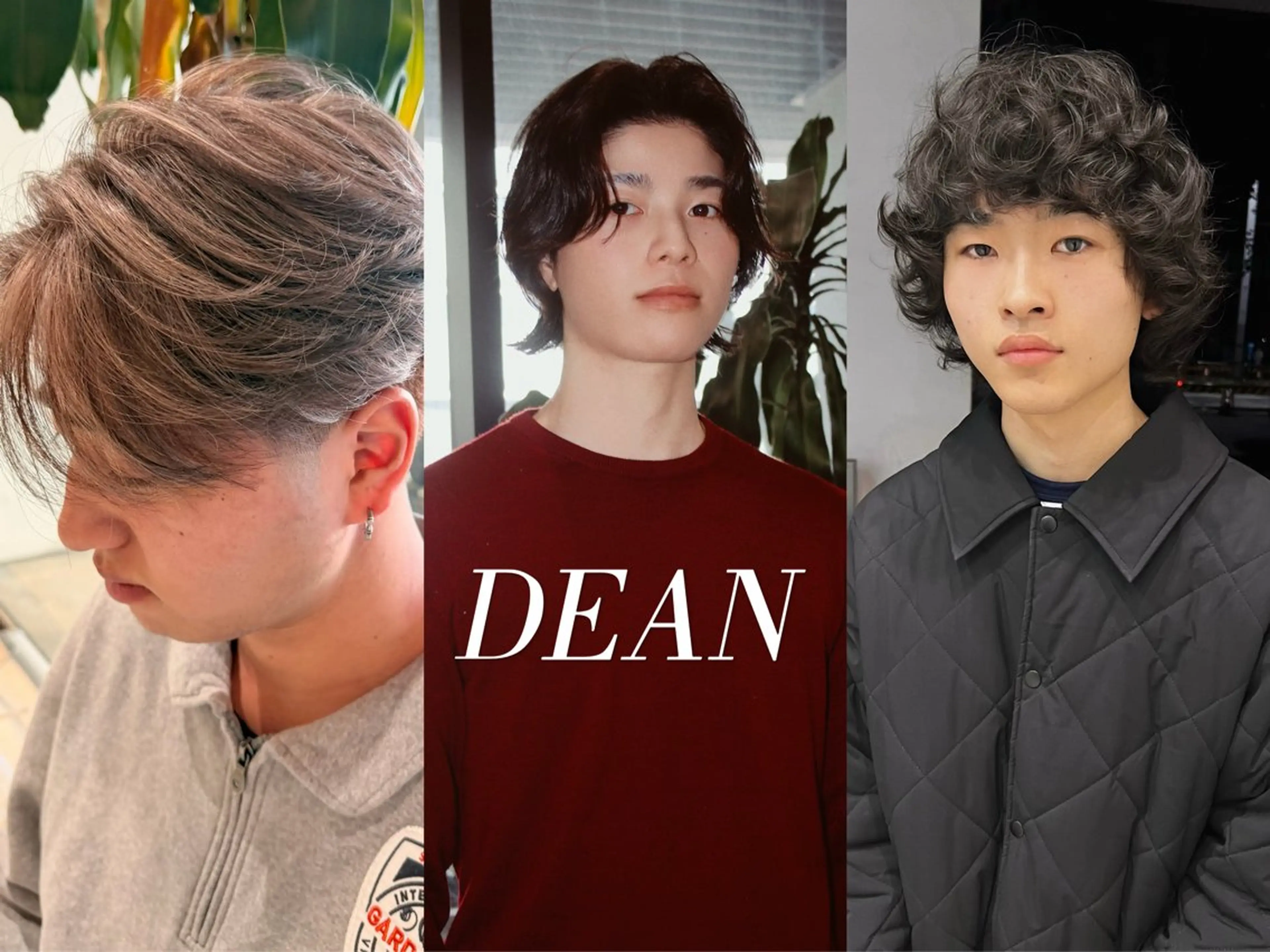 ショート カラー パーマ メンズ カット パーマ DEAN所属・KEIGO/パーマ ハイトーン/DEANのヘアスタイル