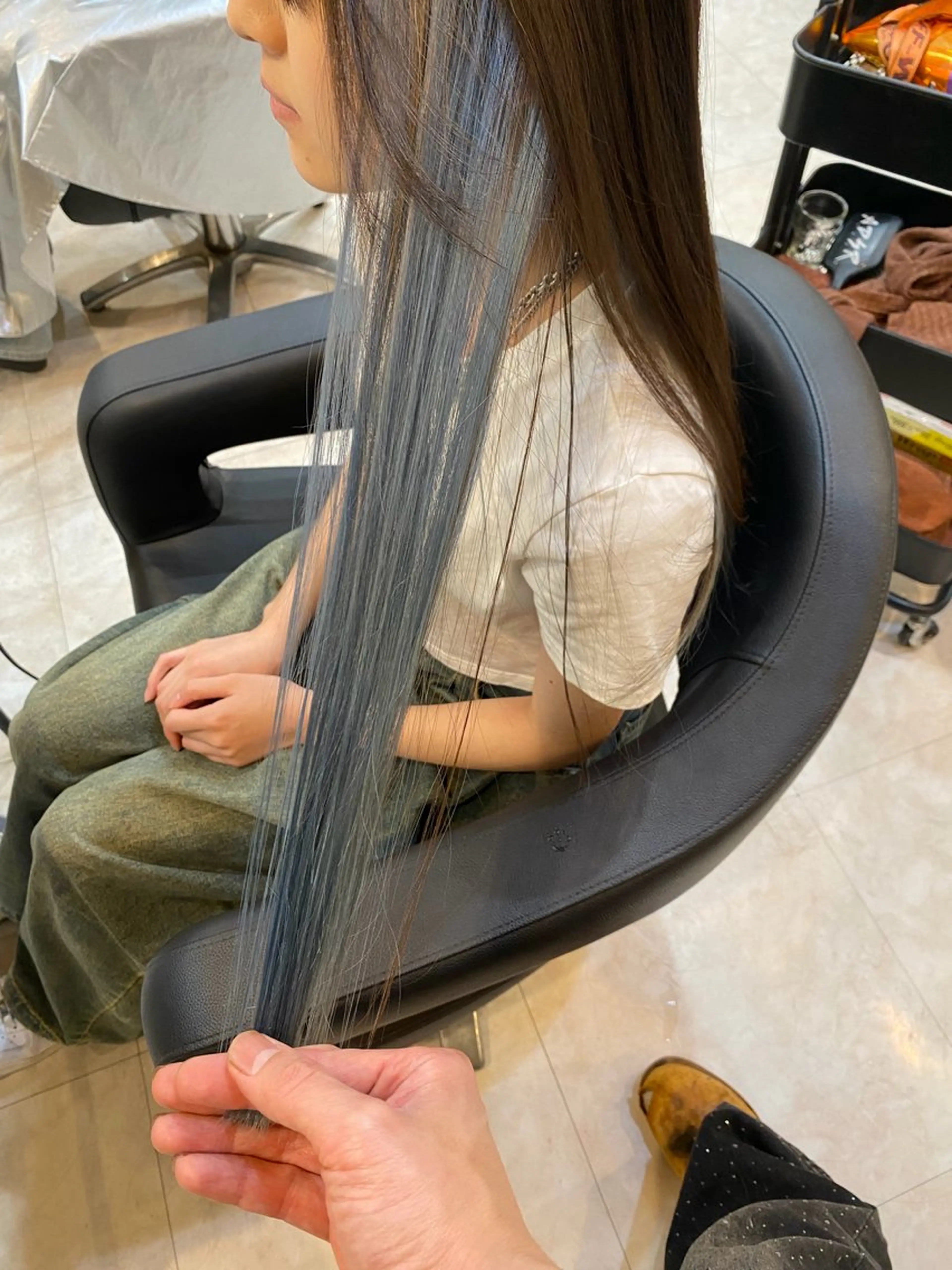 ロング カラー ヘアアレンジ カット ヘアカラー トリートメント ブリーチ/髪質改善/ メンズ/ KOKIのヘアスタイル