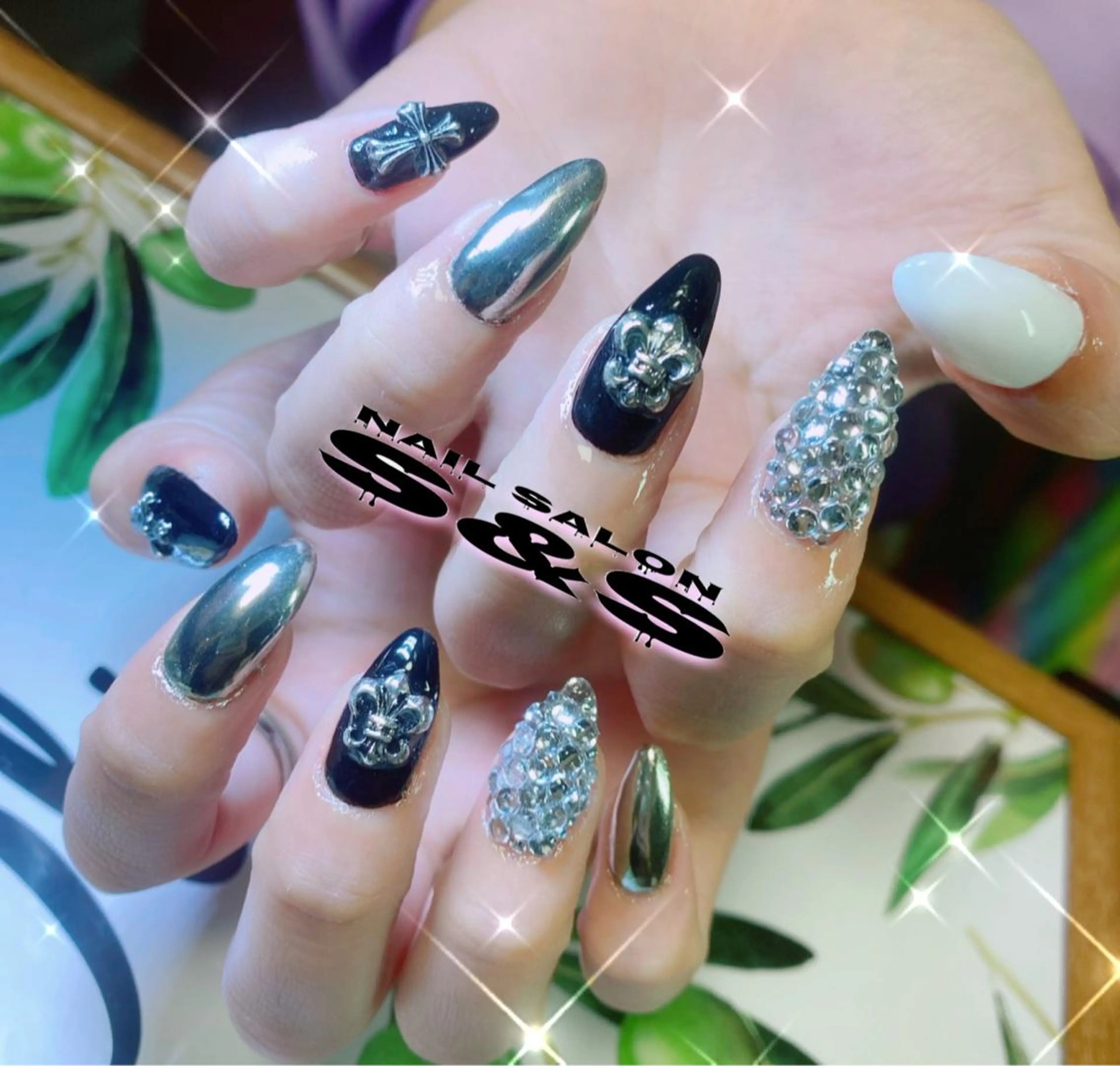 ネイル 長さ出し メンズネイル 持ち込み スカルプネイル S&S 村田小百合のネイルデザイン