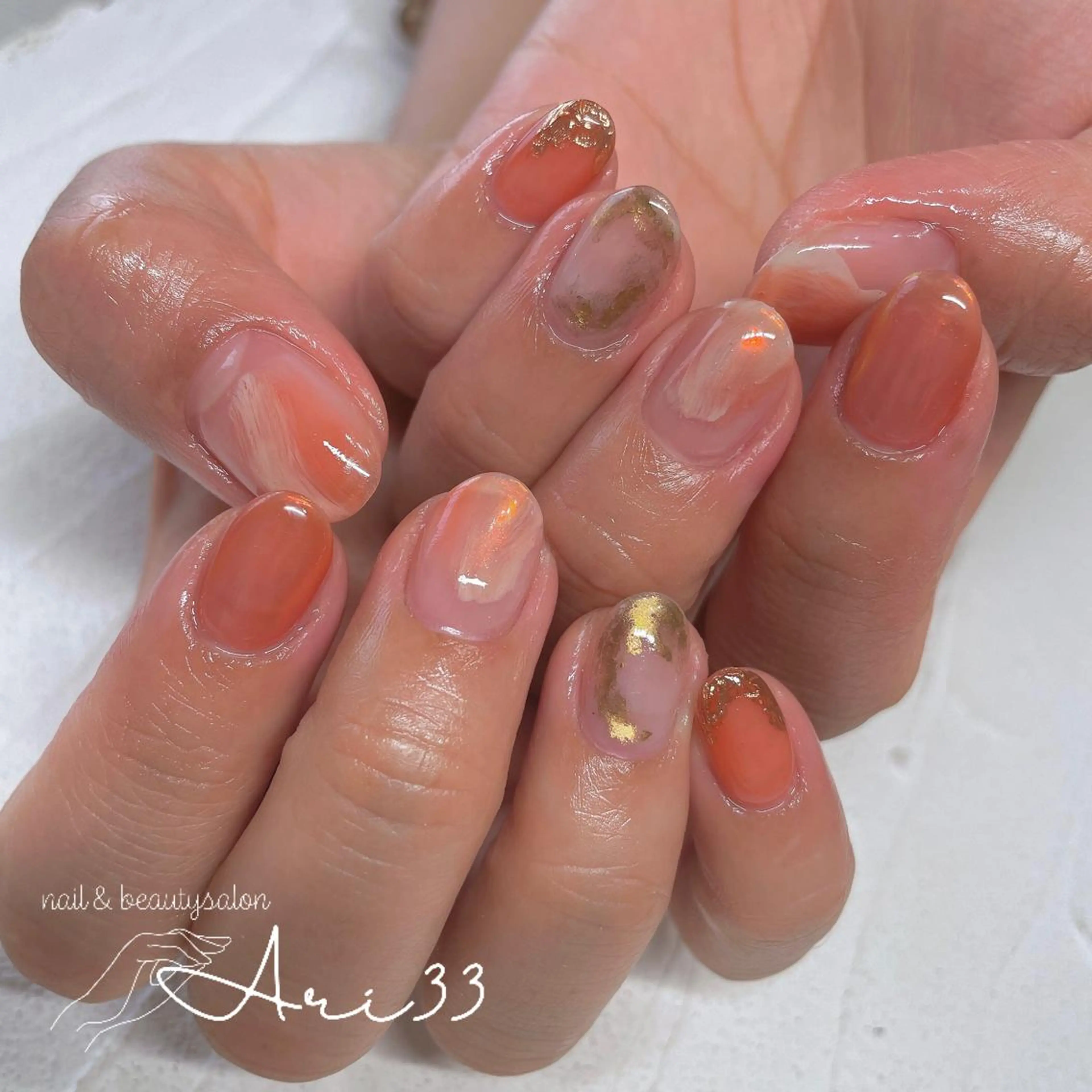 ネイル ハンドネイル プライベートサロン Ari33nailのネイルデザイン