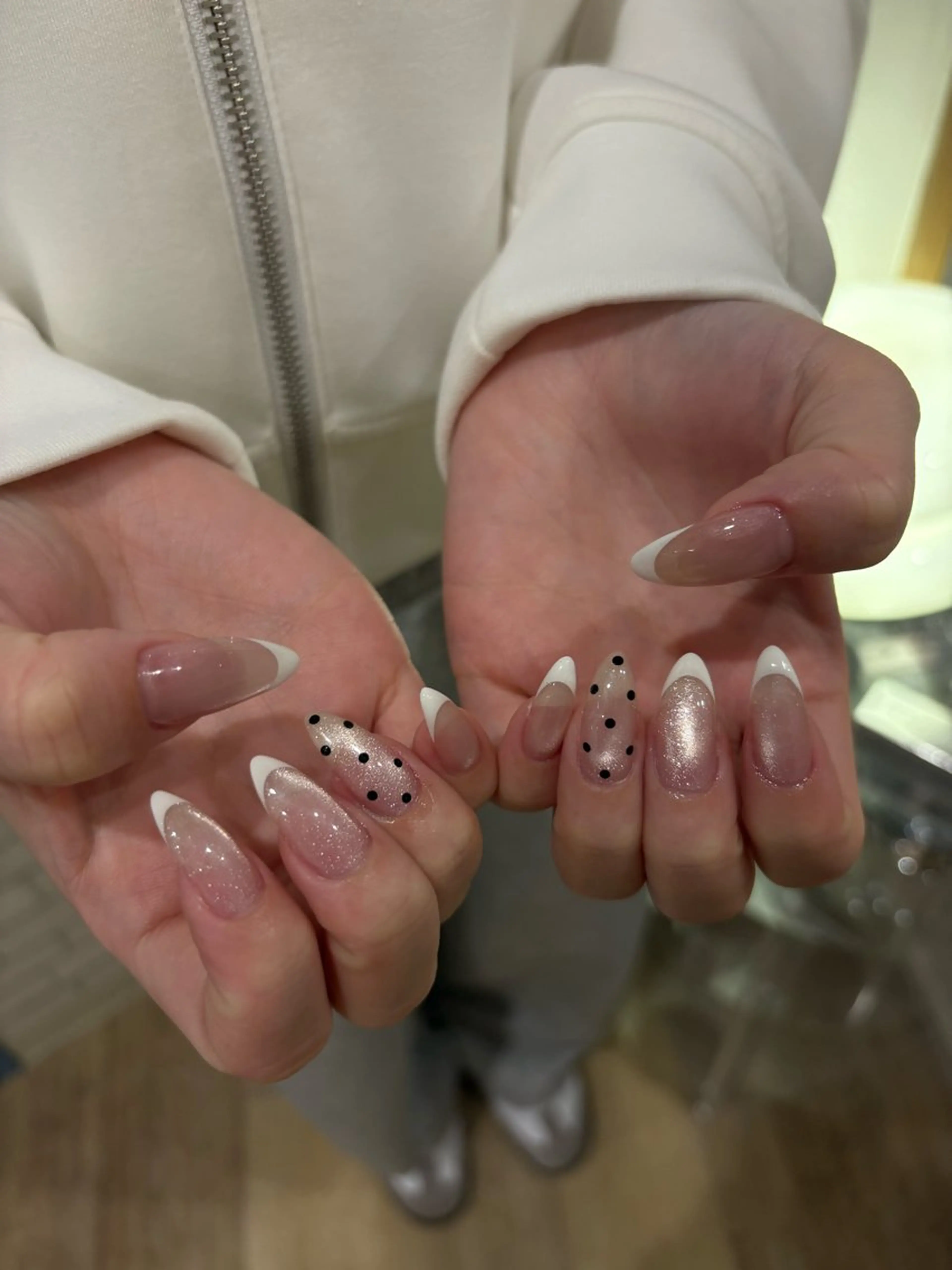 ネイル ハンドネイル 韓国ワンホンネイル 🐈‍⬛natsuのネイルデザイン