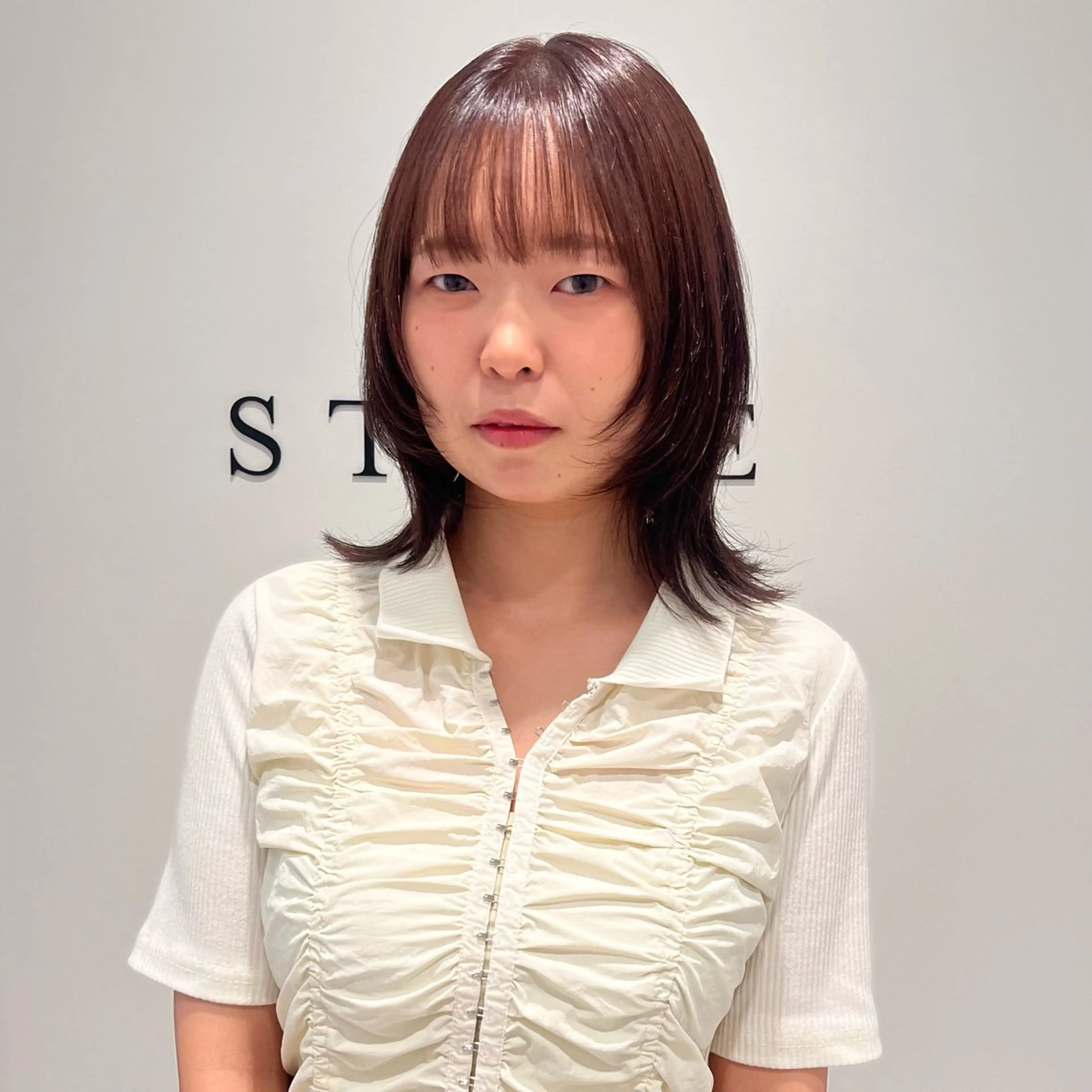 ミディアム カット ヘアカラー トリートメント STYLE 相模大野のヘアスタイル