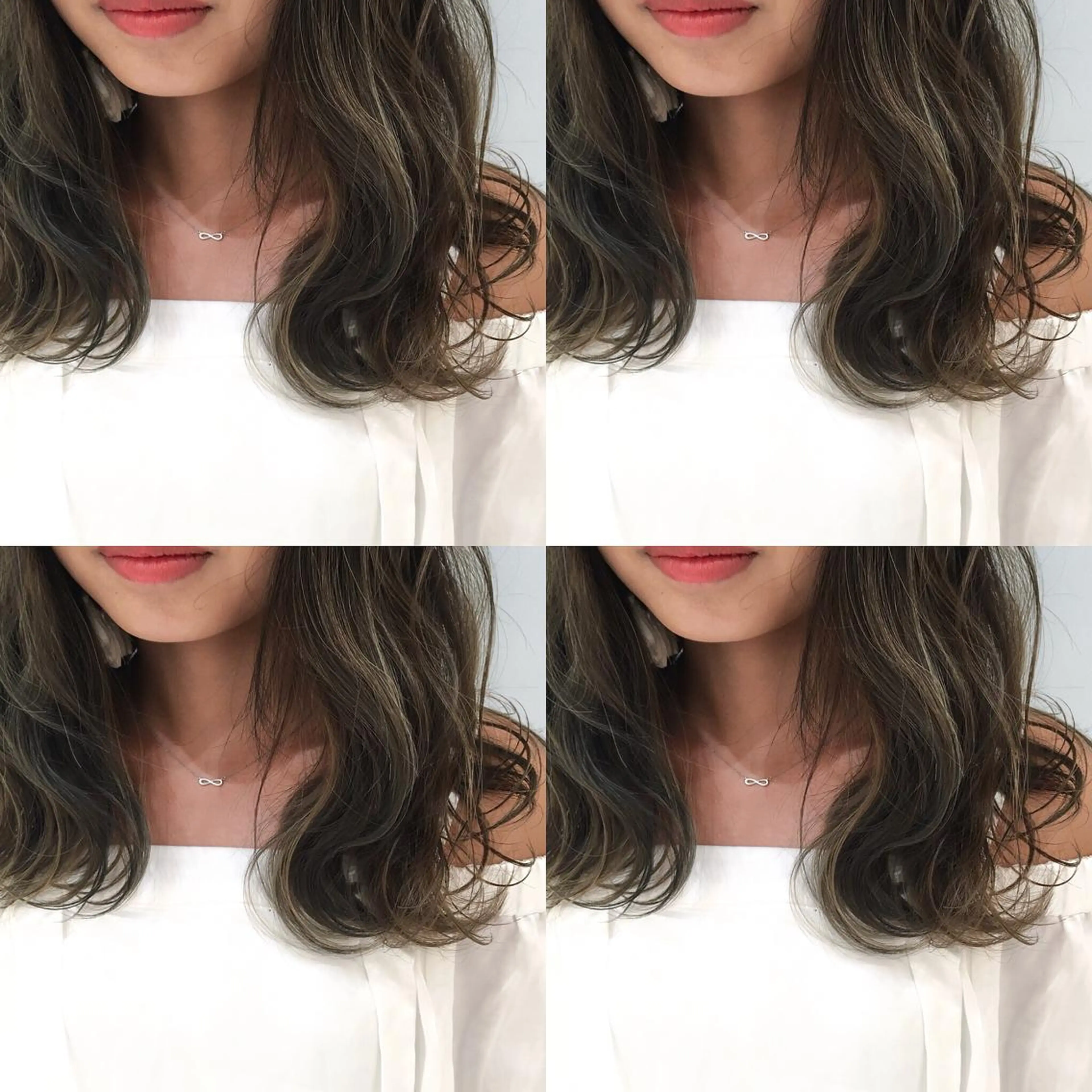 ミディアム カラー なんば髪質改善カラー Ardoreのヘアスタイル