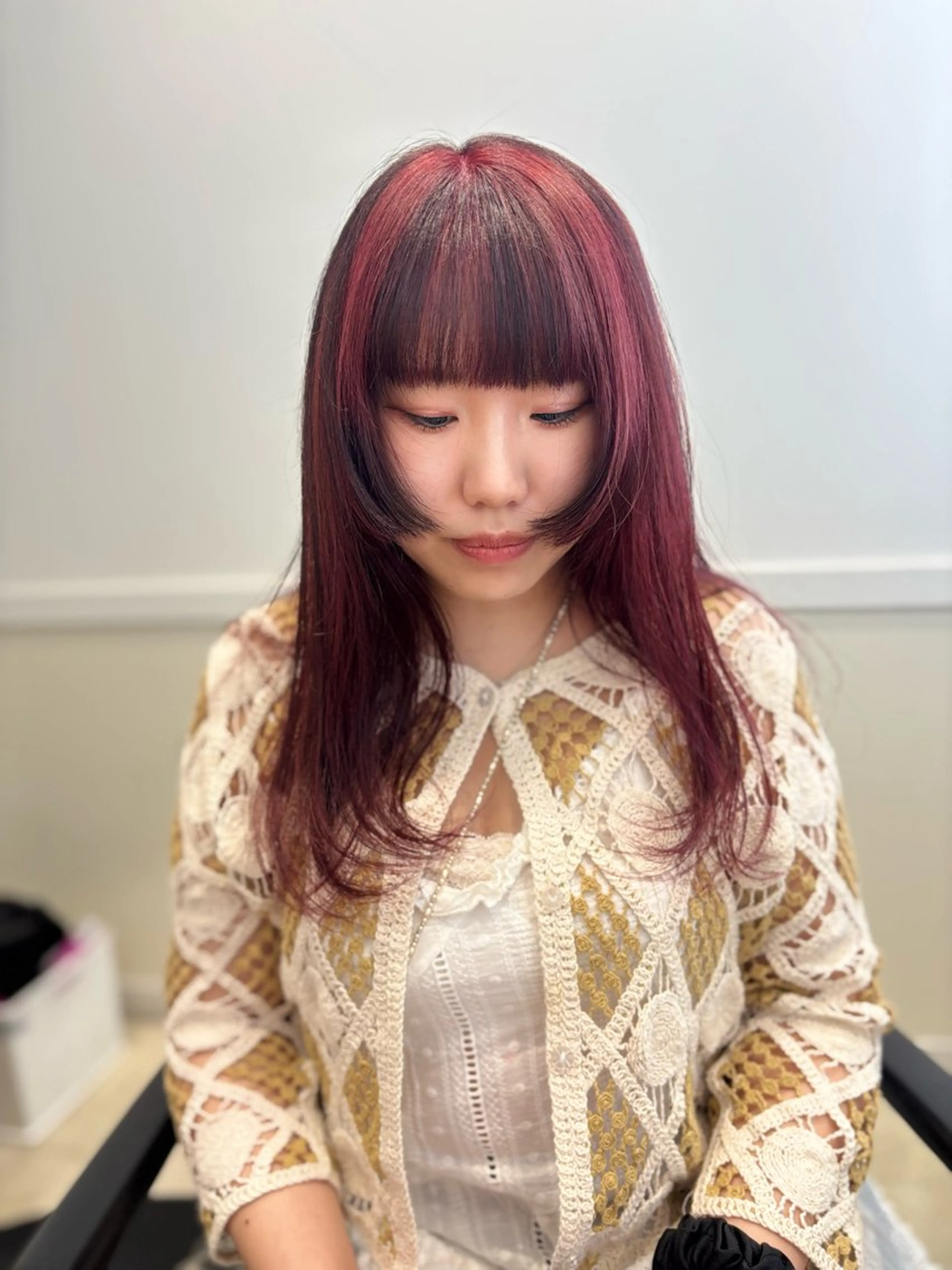 セミロング カラー カット ヘアカラー トリートメント Go   Today シェアサロン　横浜店所属・【ただの天才 🎨】のヘアスタイル