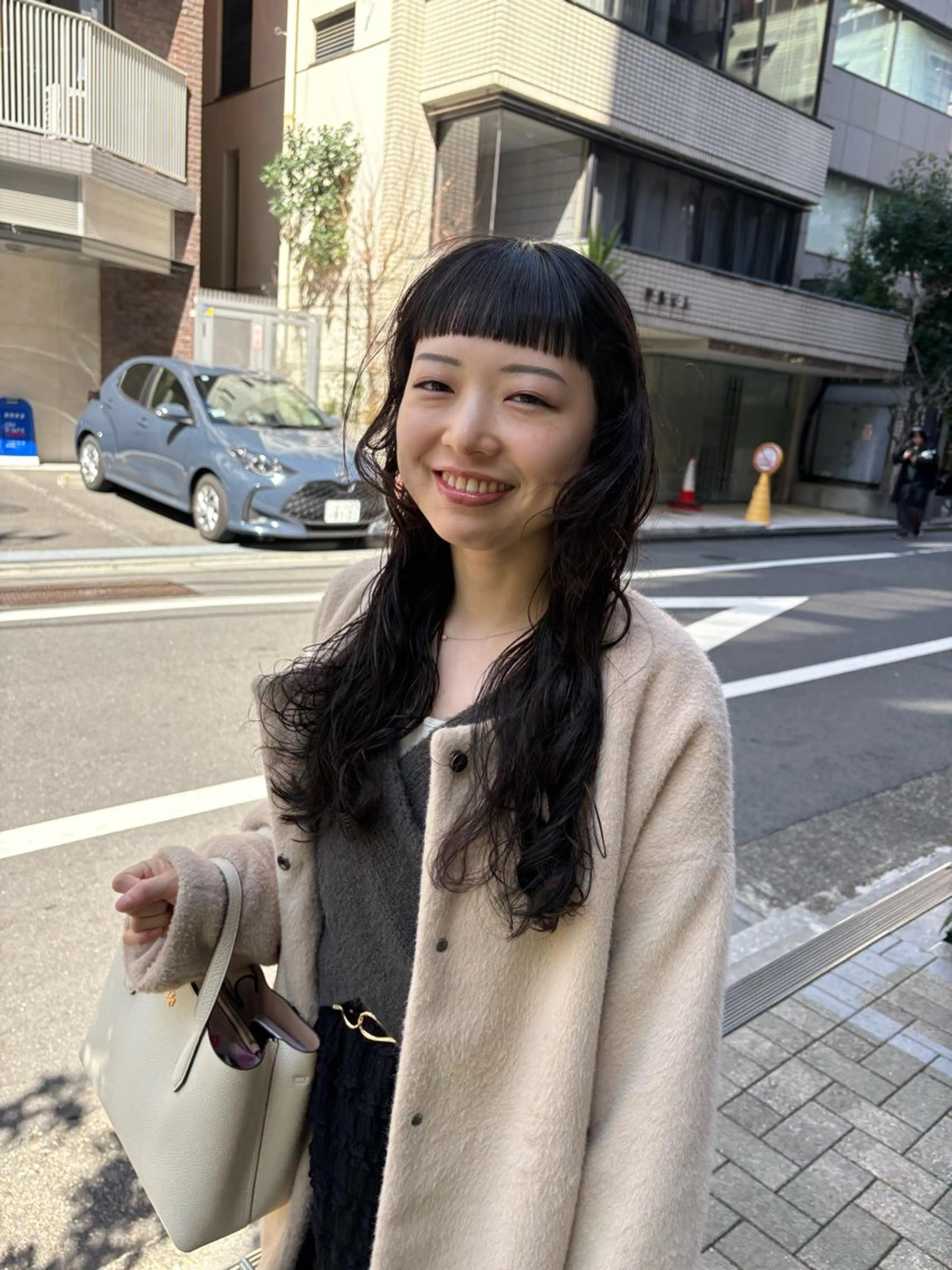 ロング パーマ カット 縮毛矯正 NOUN所属・eri kinjoのヘアスタイル