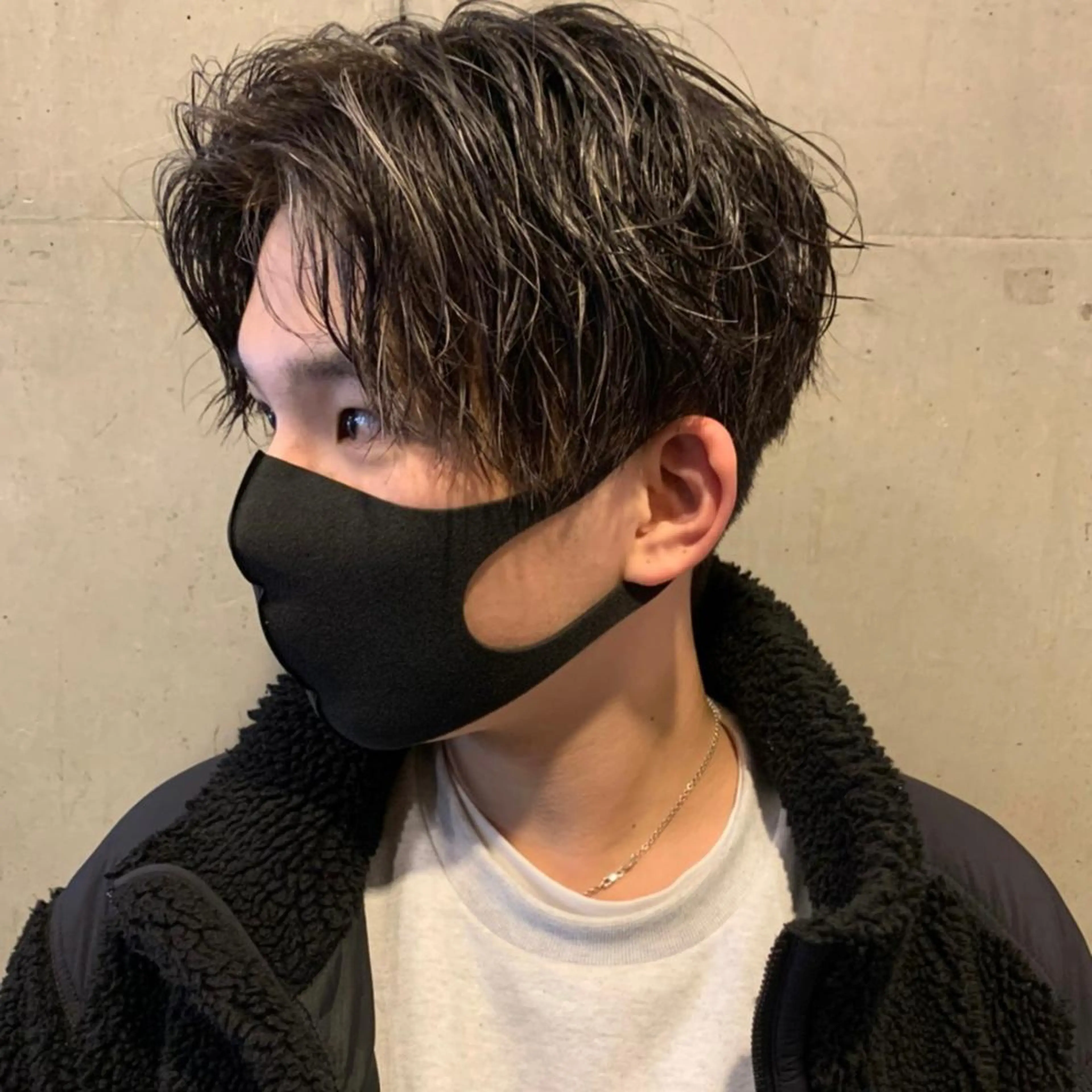 カラー パーマ メンズ 酸性ストレート・ メンズ 三原 楊子のヘアスタイル