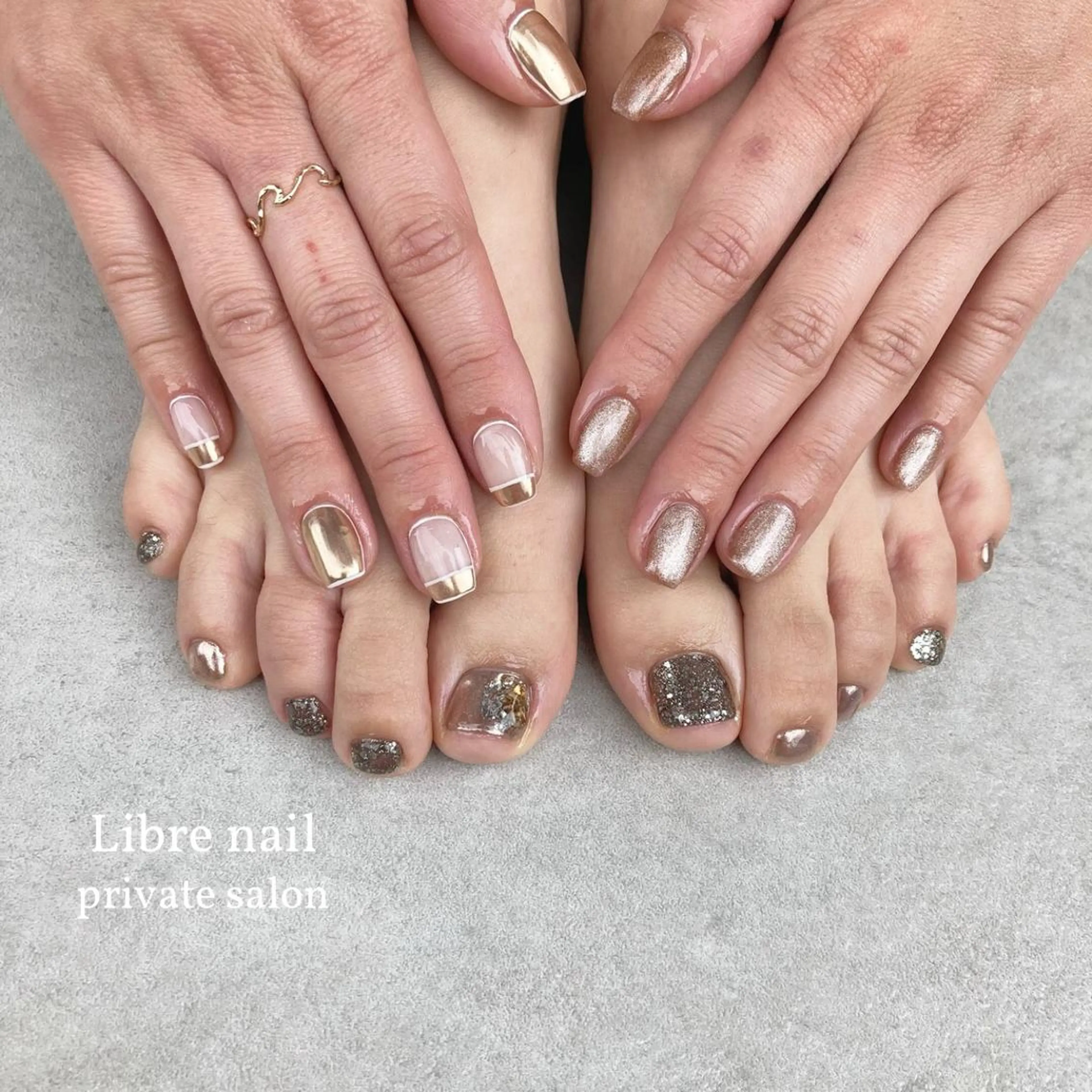 ネイル 持ち込み 【Libre】 -ﾘﾌﾞﾚﾈｲﾙ-のネイルデザイン