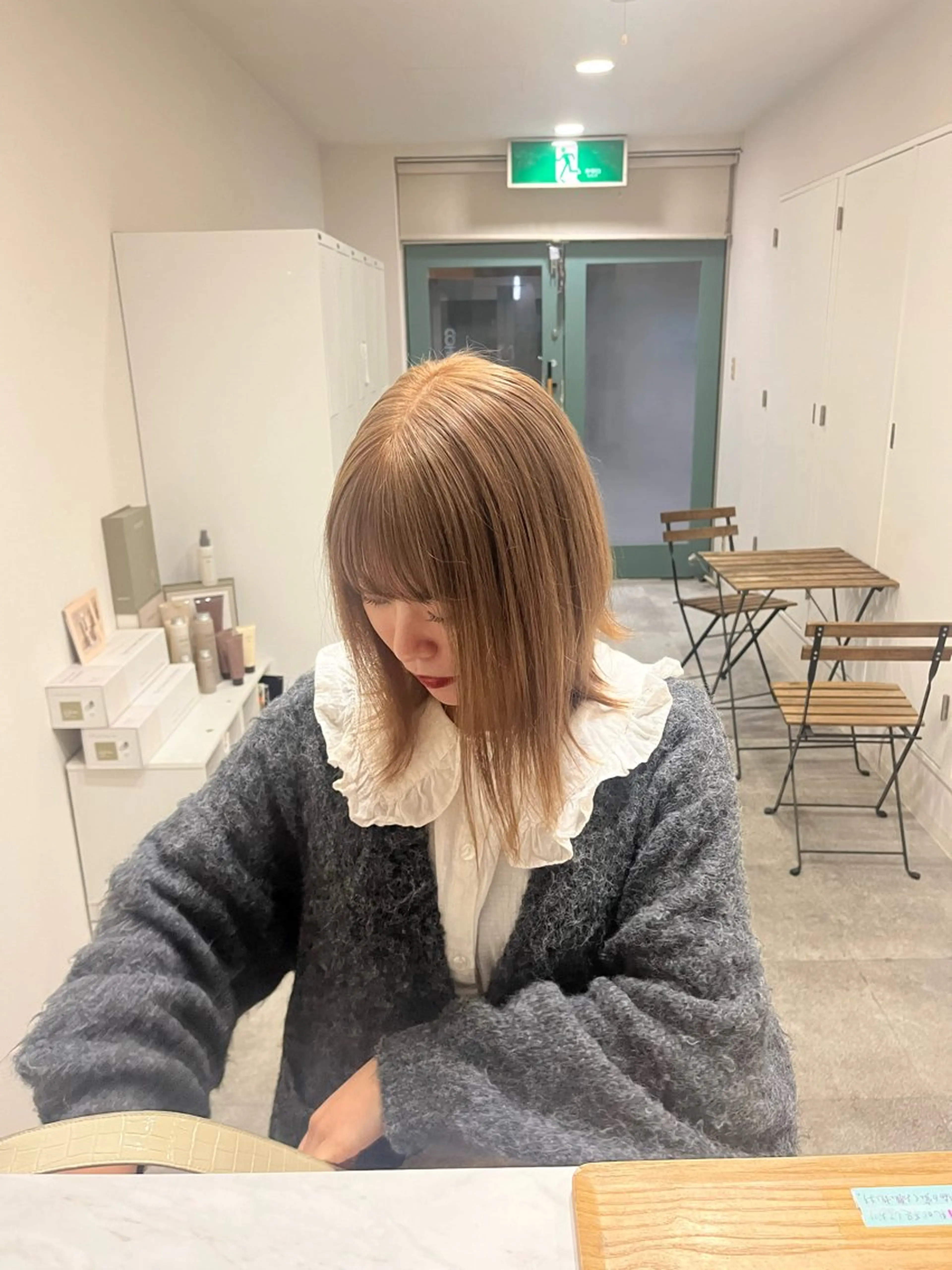 ✨艶々ハイトーン✨【ブリーチ1回ダブルカラー】➕トリートメント✨の写真