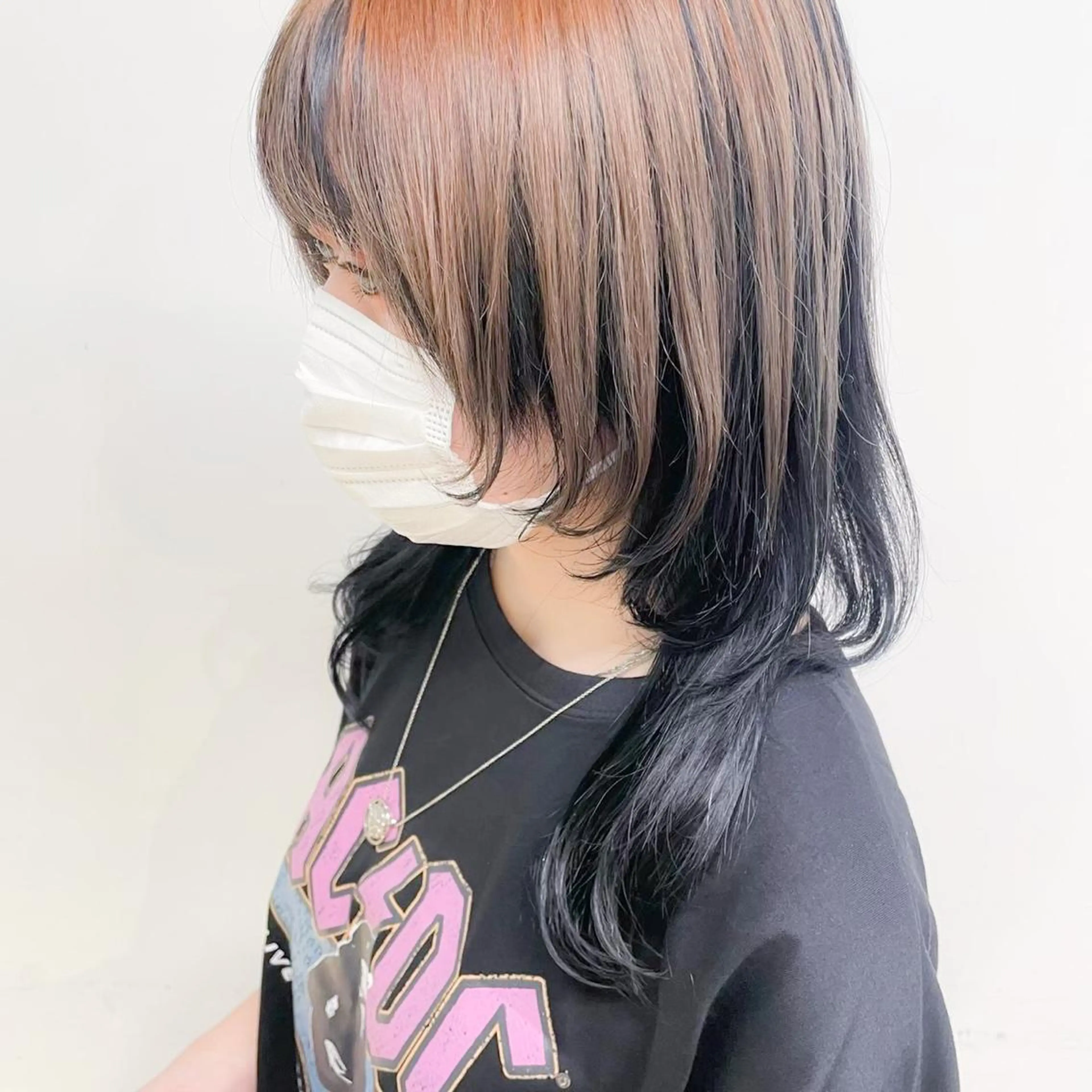 セミロング カラー パーマ ヘアアレンジ メンズ キッズ ネイル マツエク・マツパ アイブロウ reco所属・ウルフ&レイヤー特化 まとまる美髪矯正のヘアスタイル