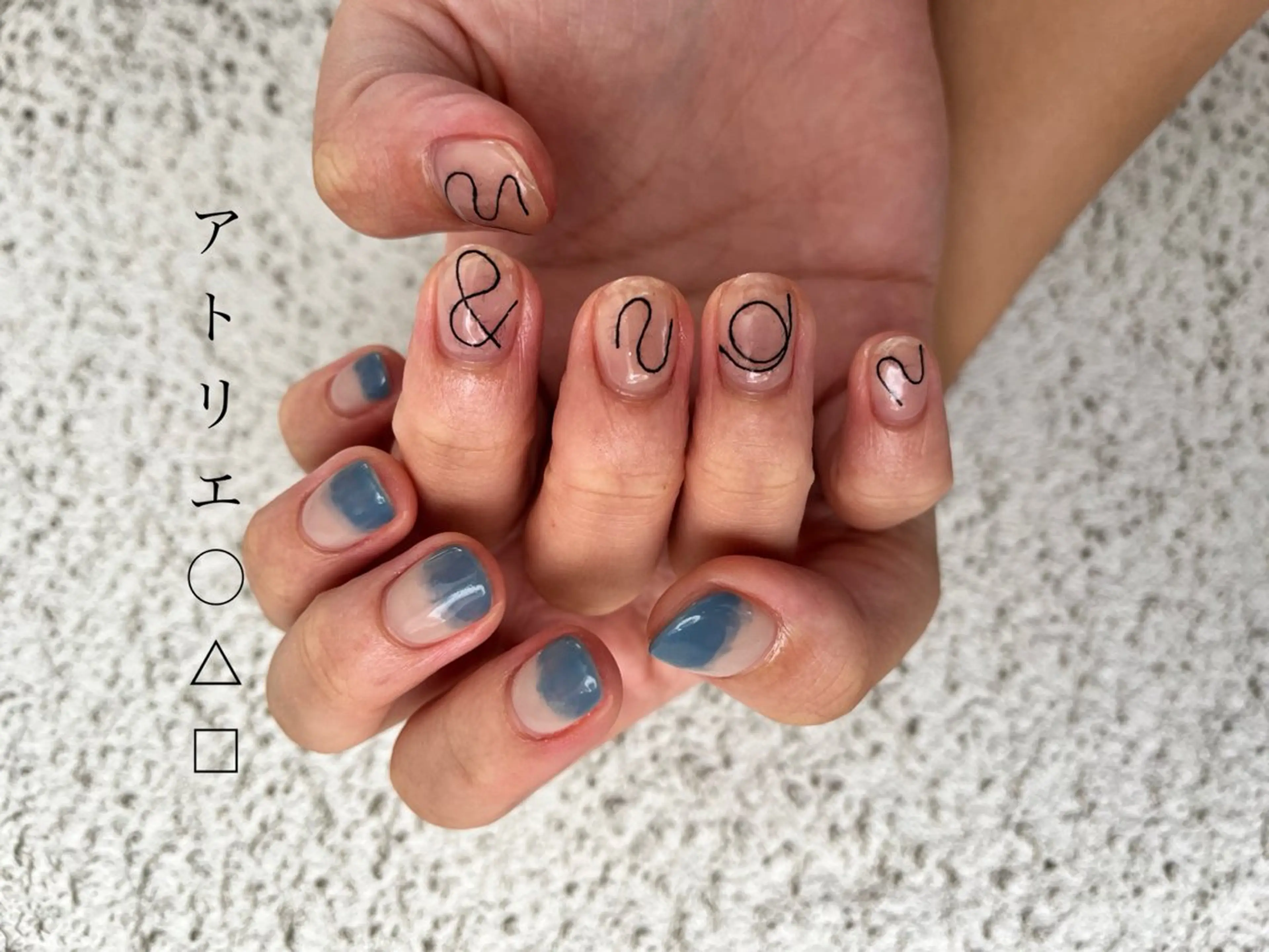 ネイル ハンドネイル アトリエ ○△□のネイルデザイン