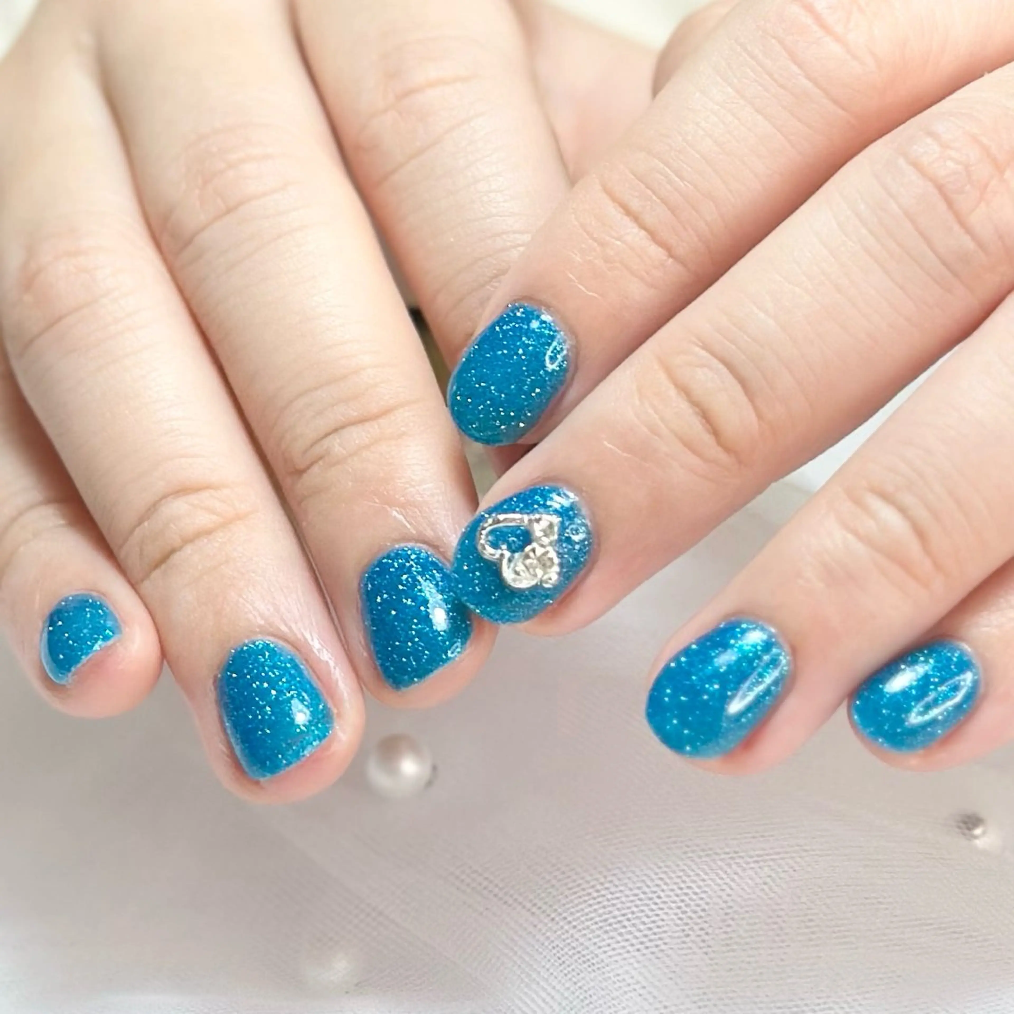 ネイル ストーンネイル ハンドネイル HAIR&MAKE POSH 日暮里のネイルデザイン