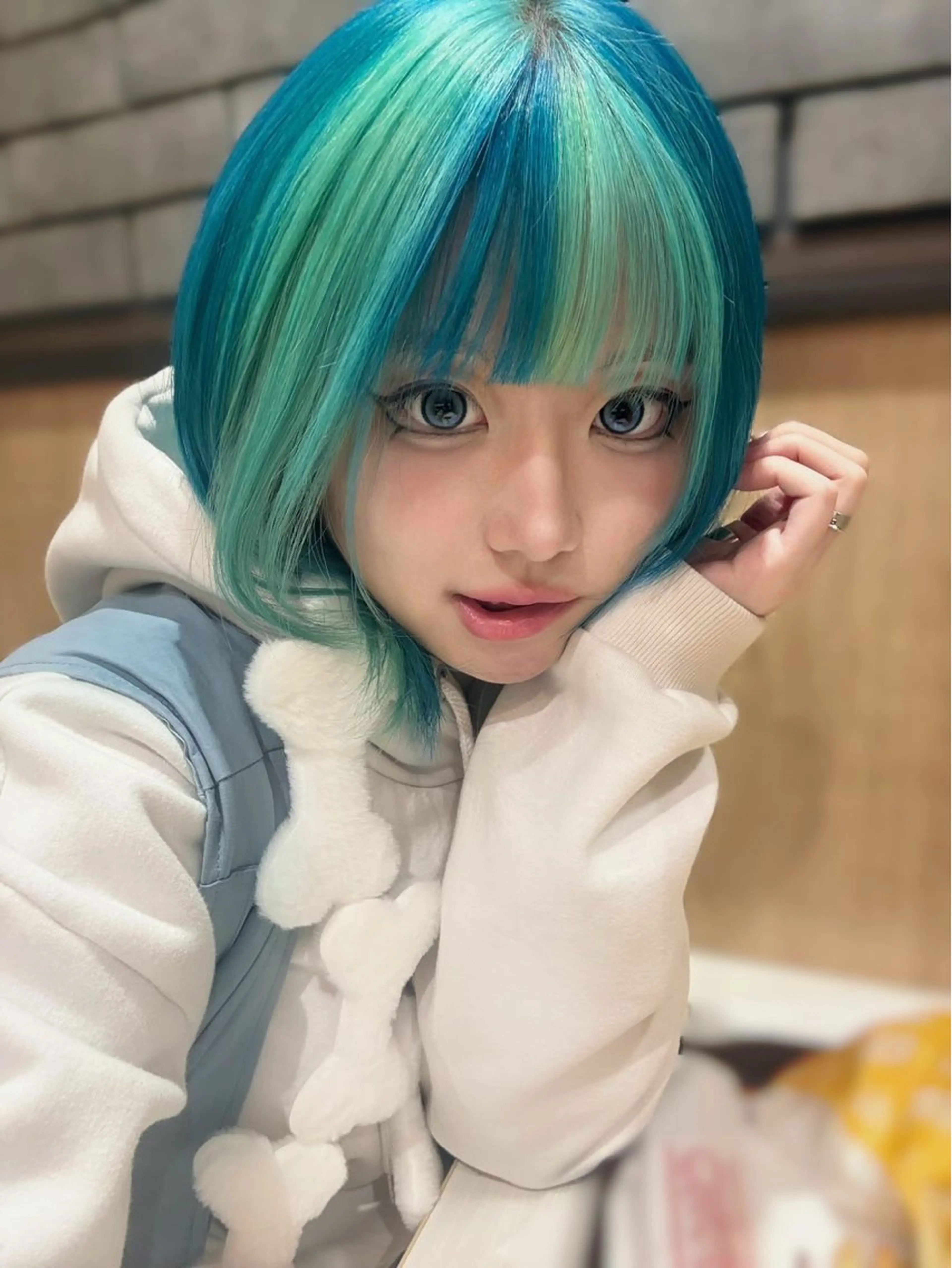 カラー ブリーチ デザインカラー 姫夏 /ハイトーン艶髪🎀のヘアスタイル