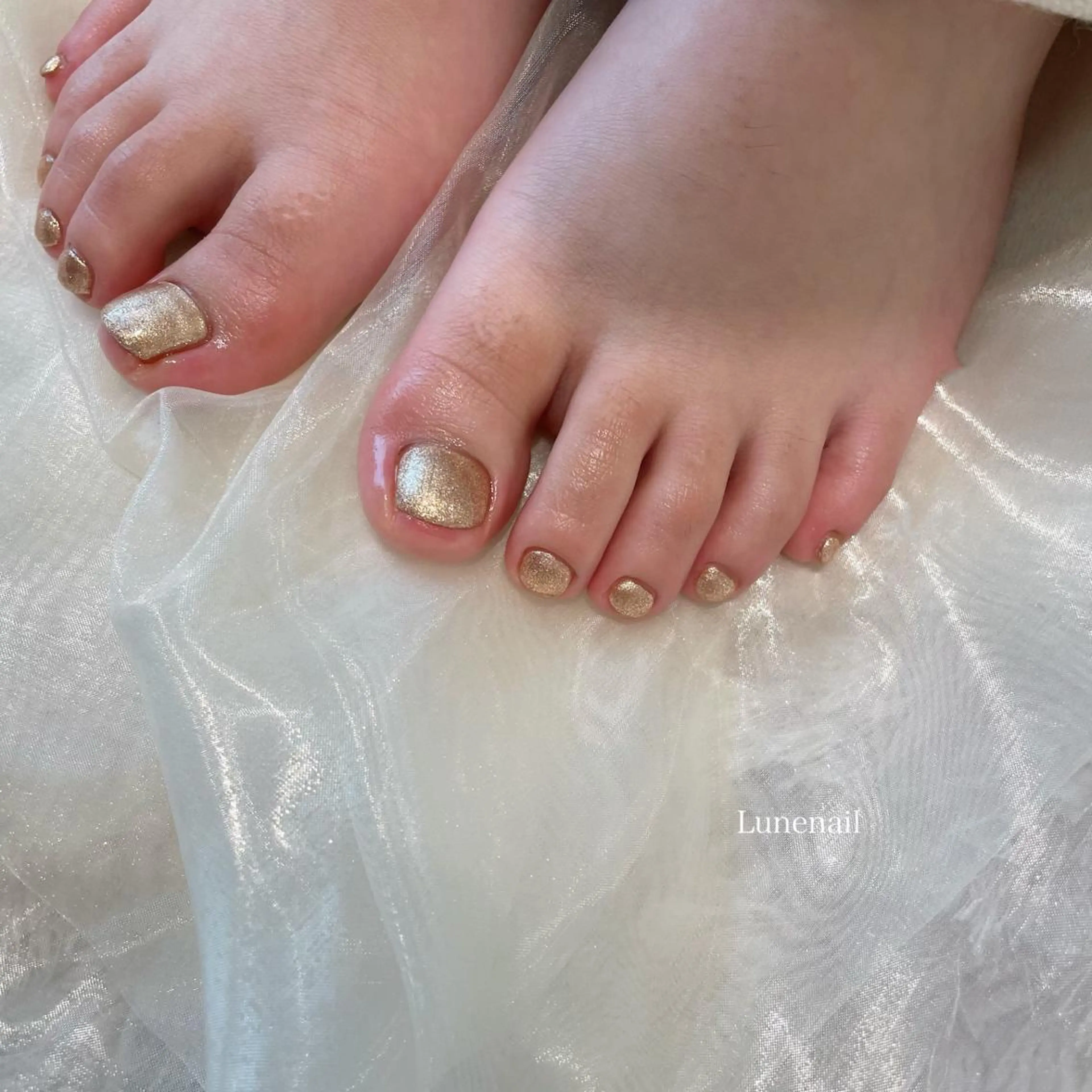 ショート フットネイル Lunenail所属・Lune nailのネイルデザイン