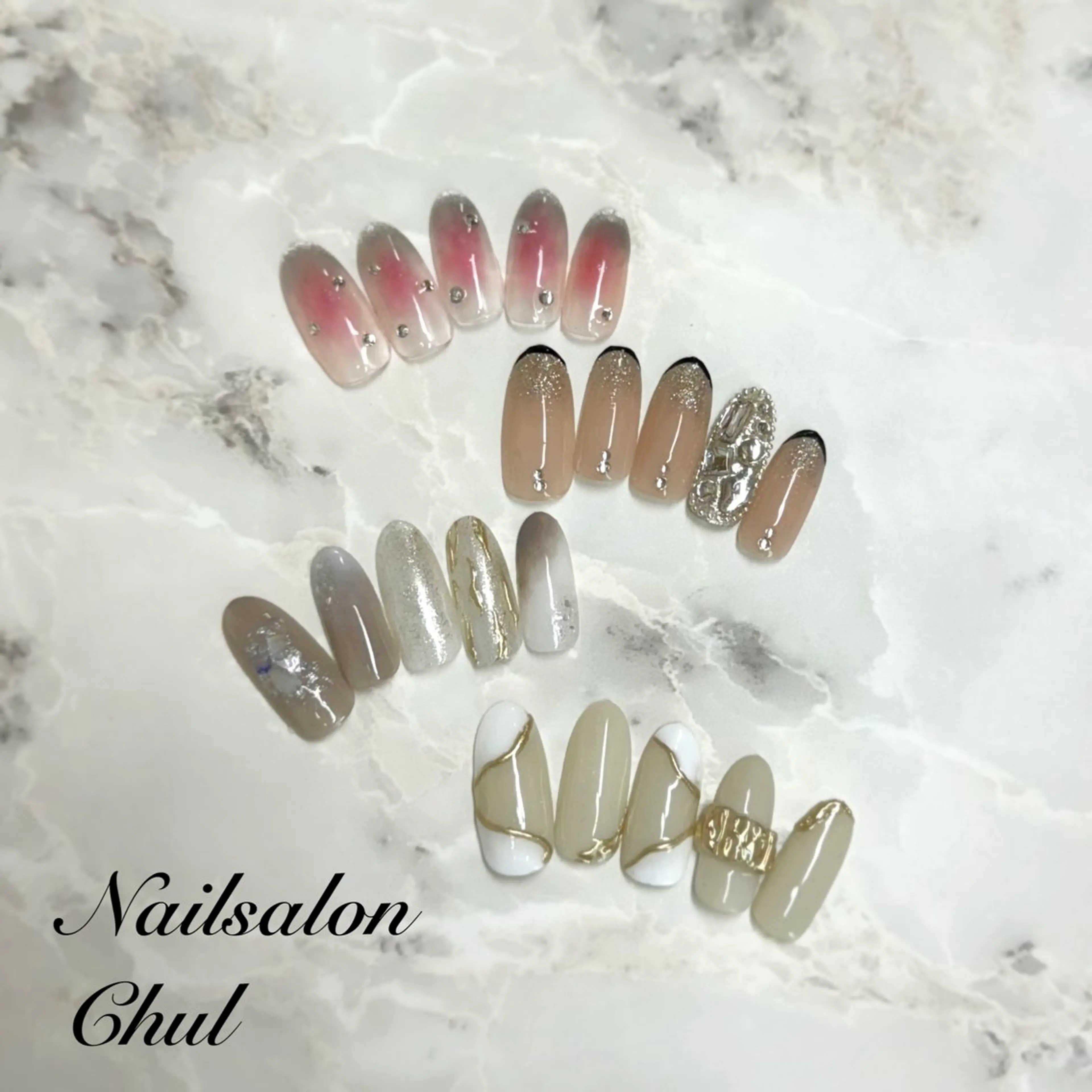 ネイル アートネイル ハンドネイル ネイルサロン チュルのネイルデザイン