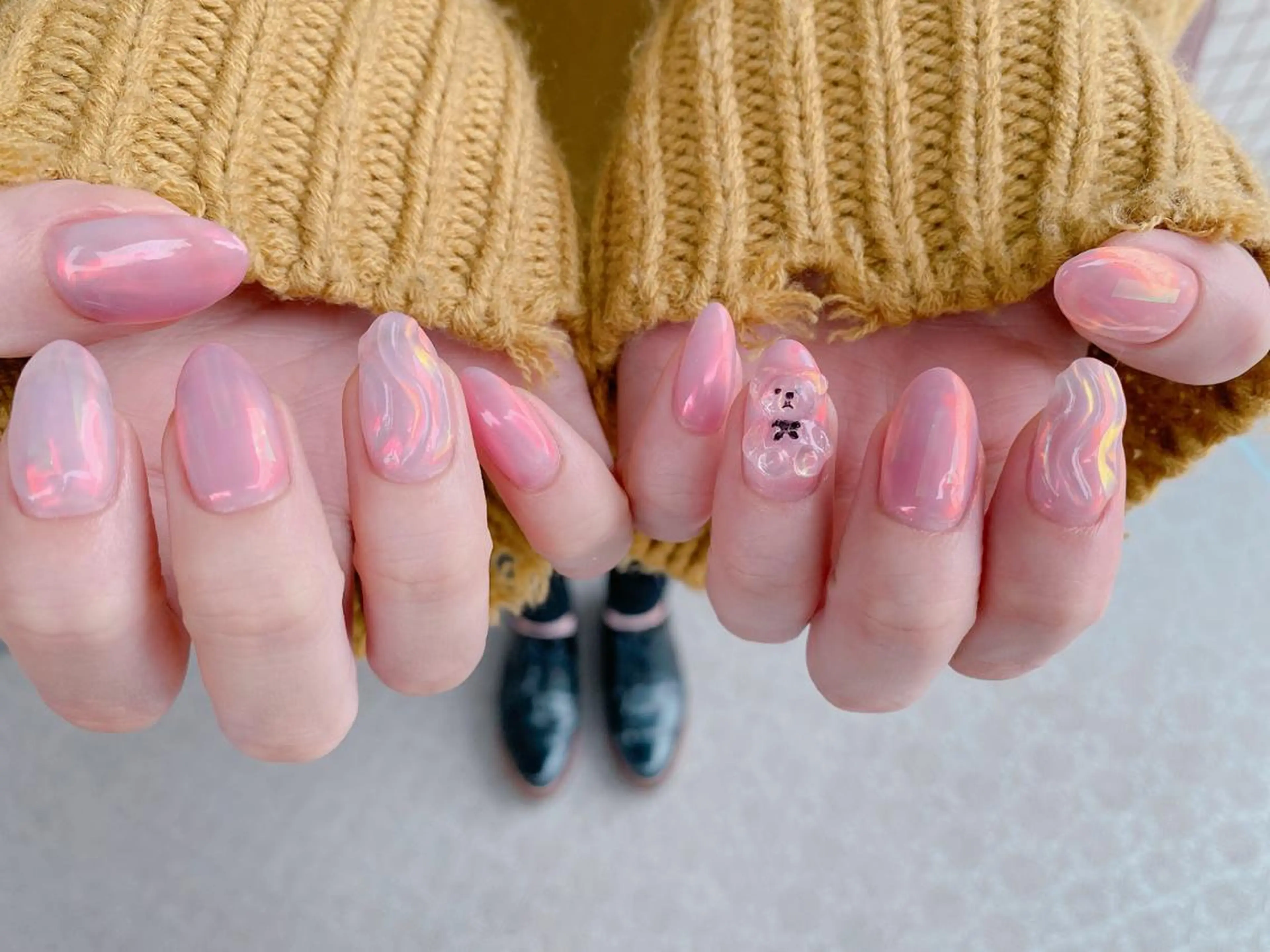 ネイル オーロラネイル NailSalon   Reve（ネイルサロン レーヴ）所属・NailSalon Reveのネイルデザイン