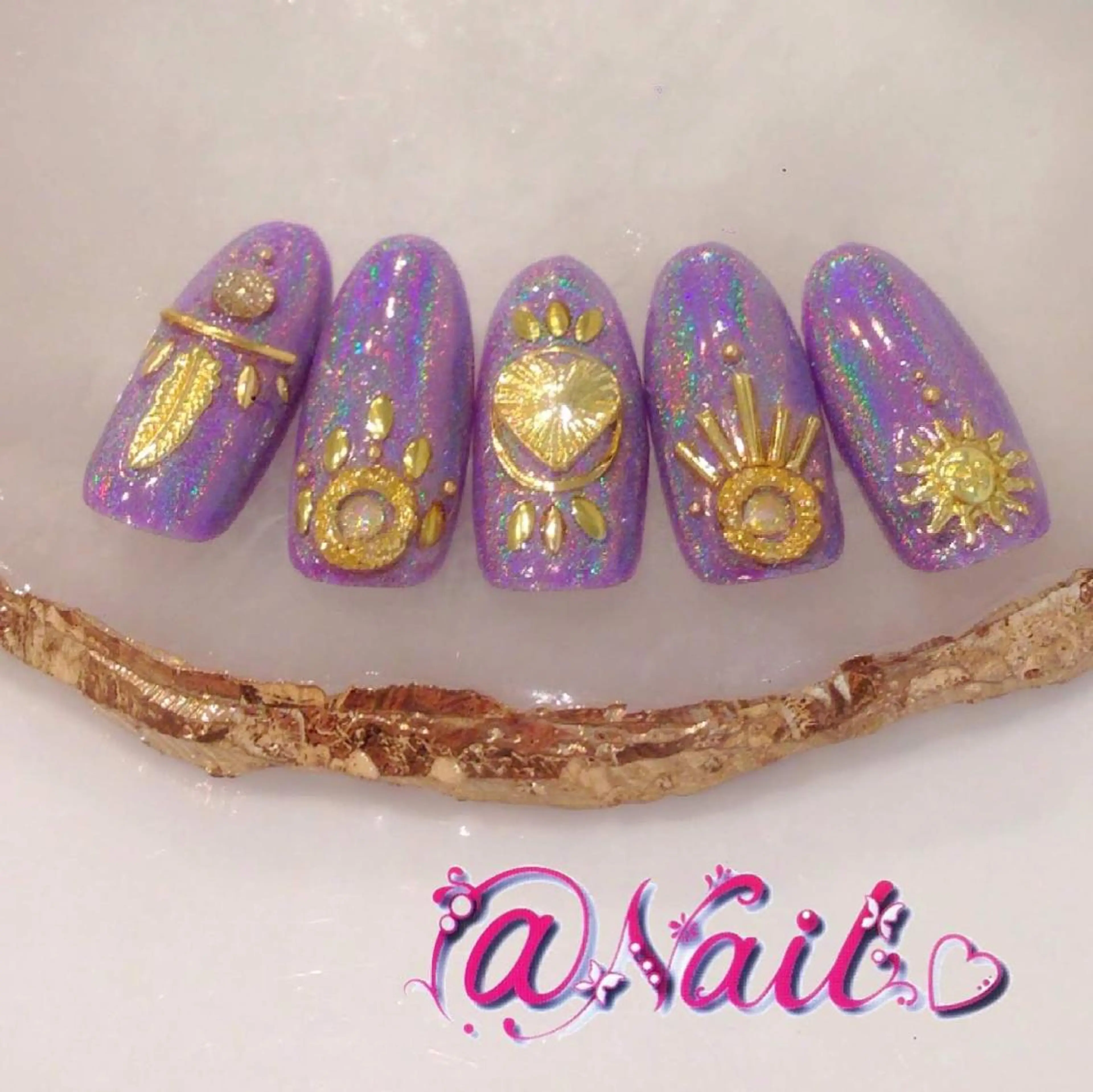 ネイル ネイルチップ 小尾 栞のネイルデザイン