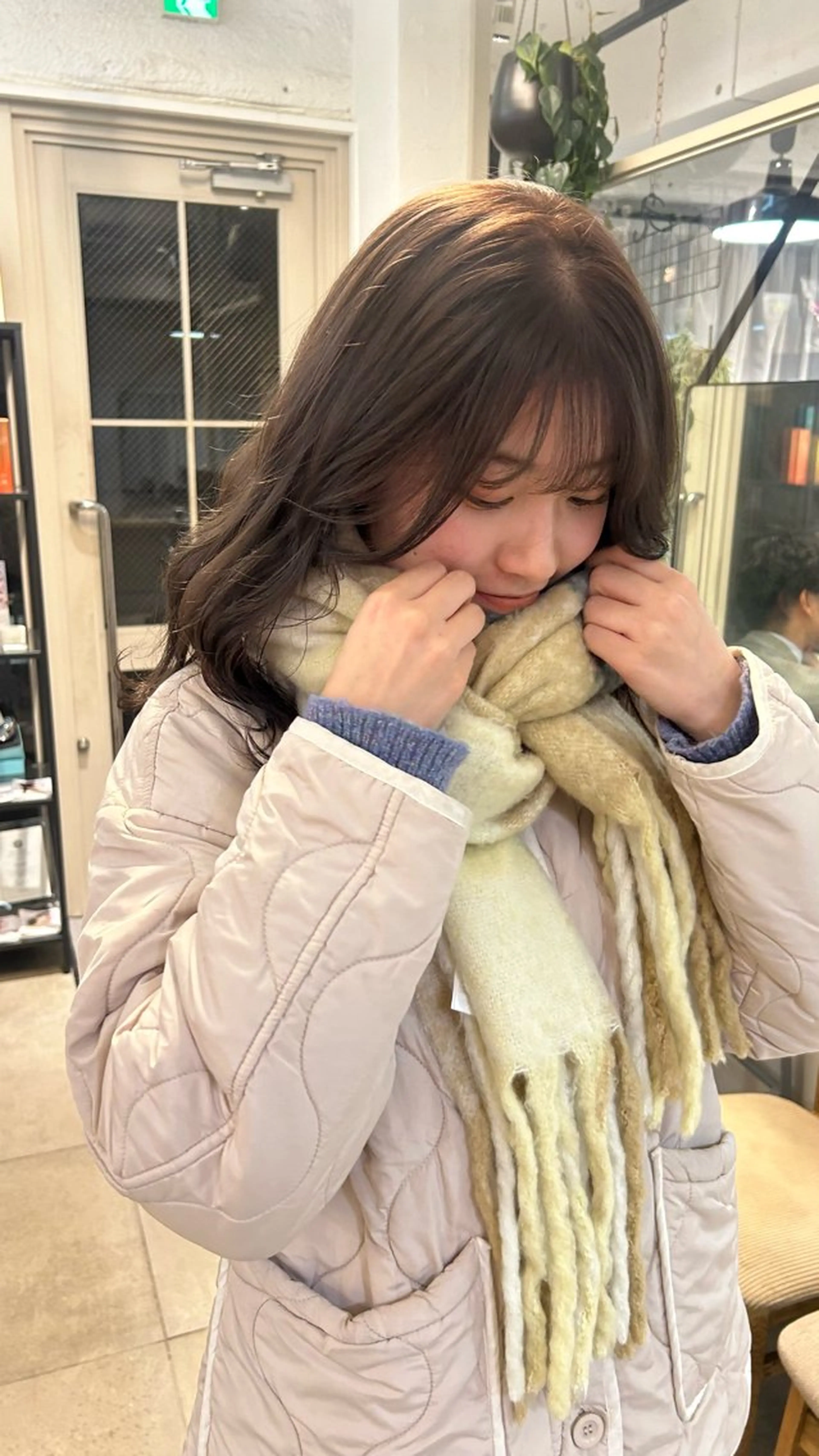 ミディアム カラー ヘアカラー じゅわっと暖色カラー 🍊Moemiのヘアスタイル