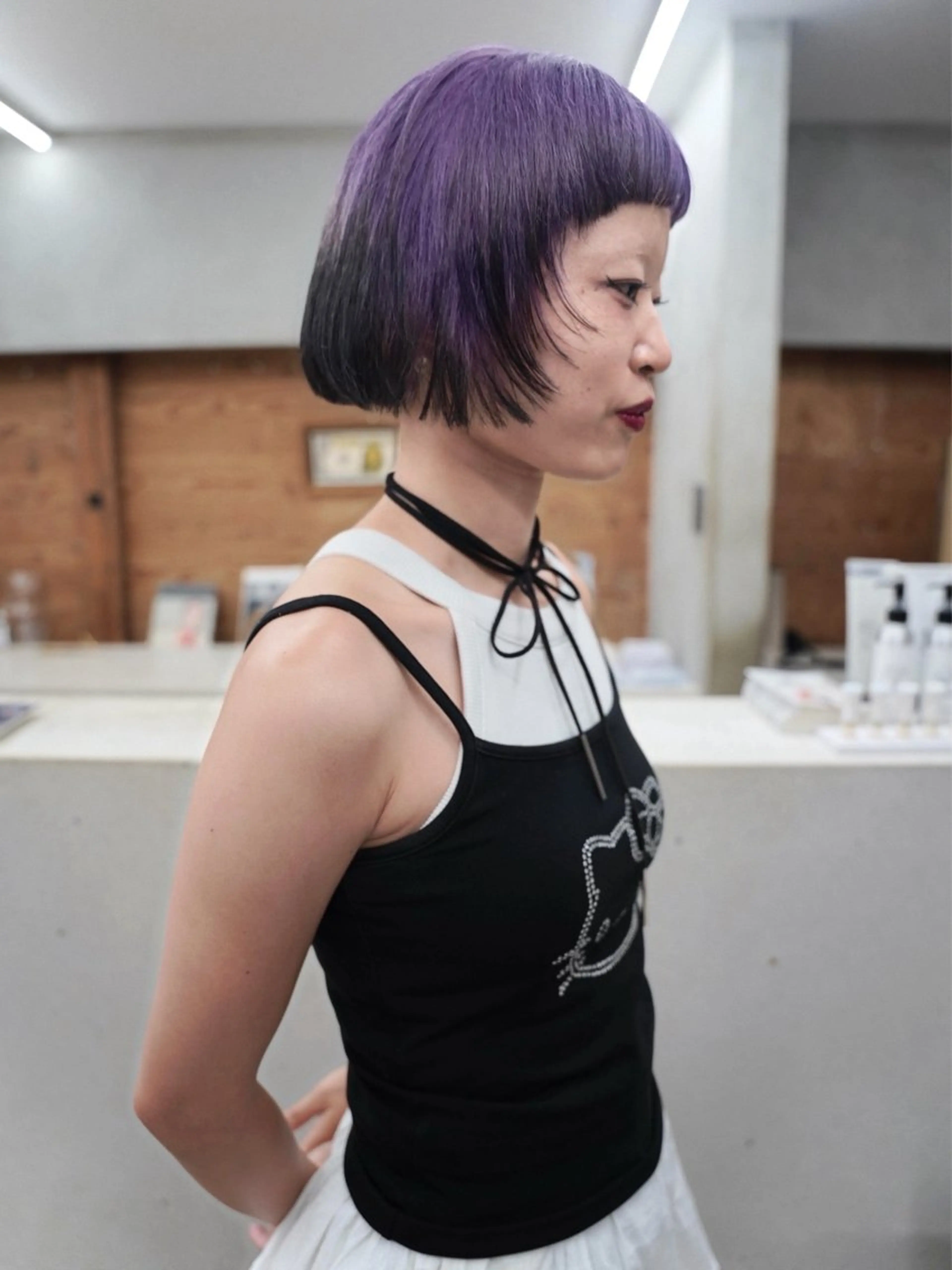 ショート カラー ブリーチ ボブ カット ヘアカラー トリートメント デザイン/レイヤー Kaito🐩/栄のヘアスタイル